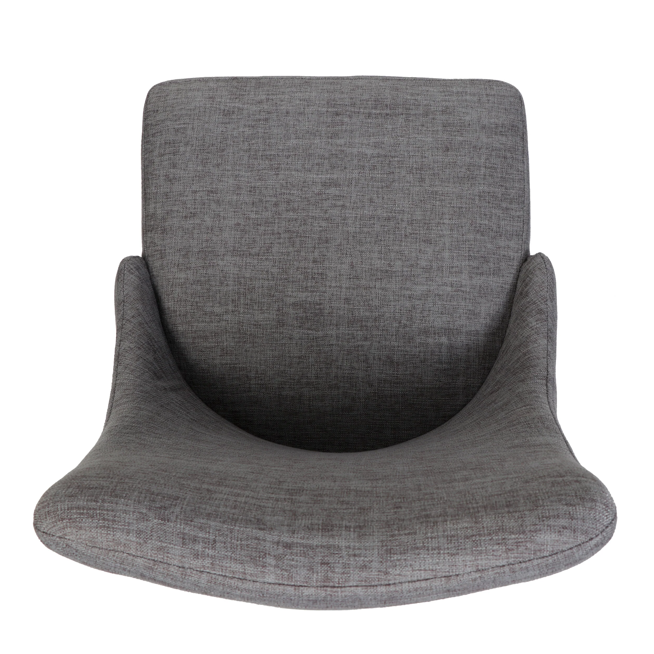 Soloman Mid Century Fabric Dining Chairs with Wood Finished Legs - Set of 2 - furnishings