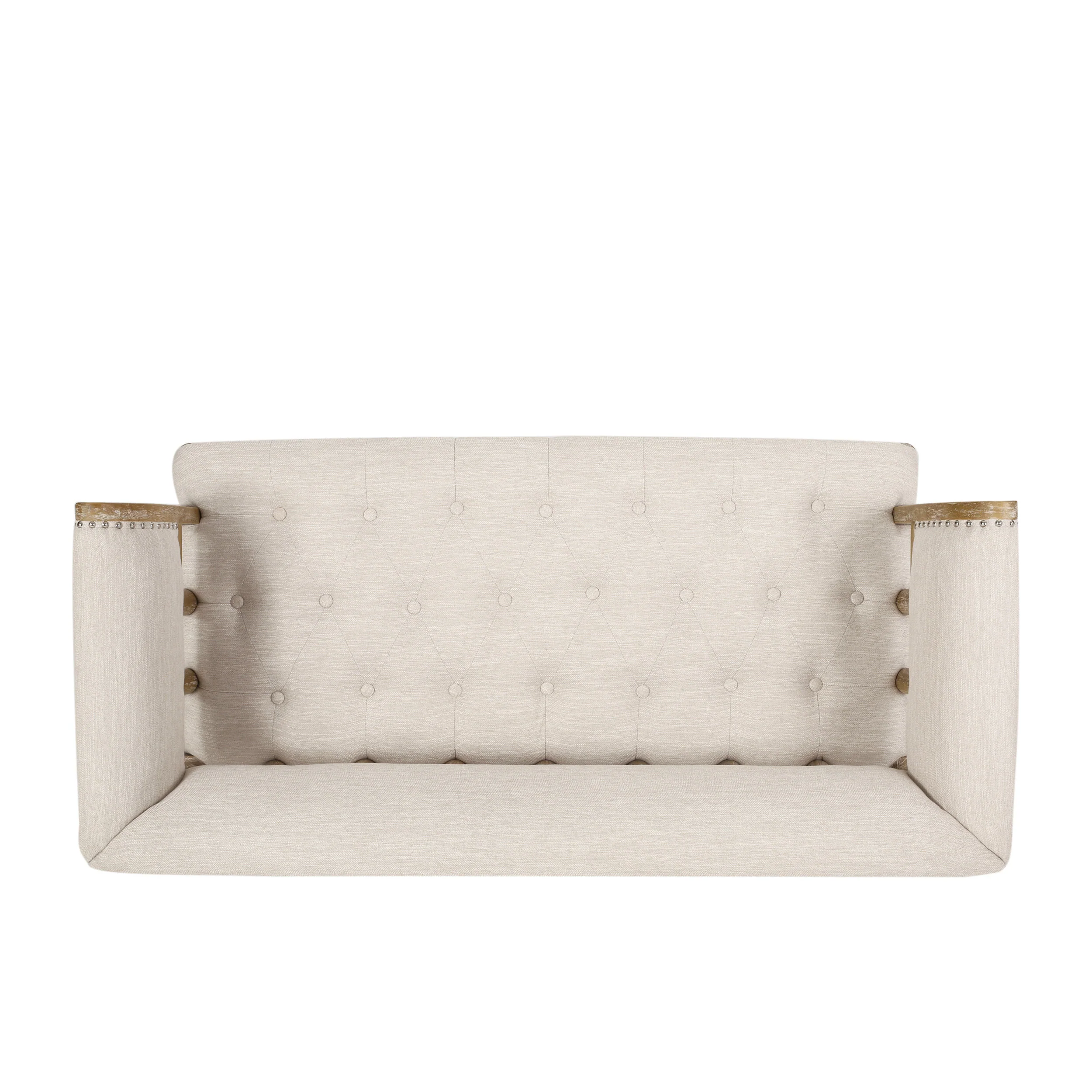 Niemi Traditional Upholstered Tufted Loveseat - furnishings
