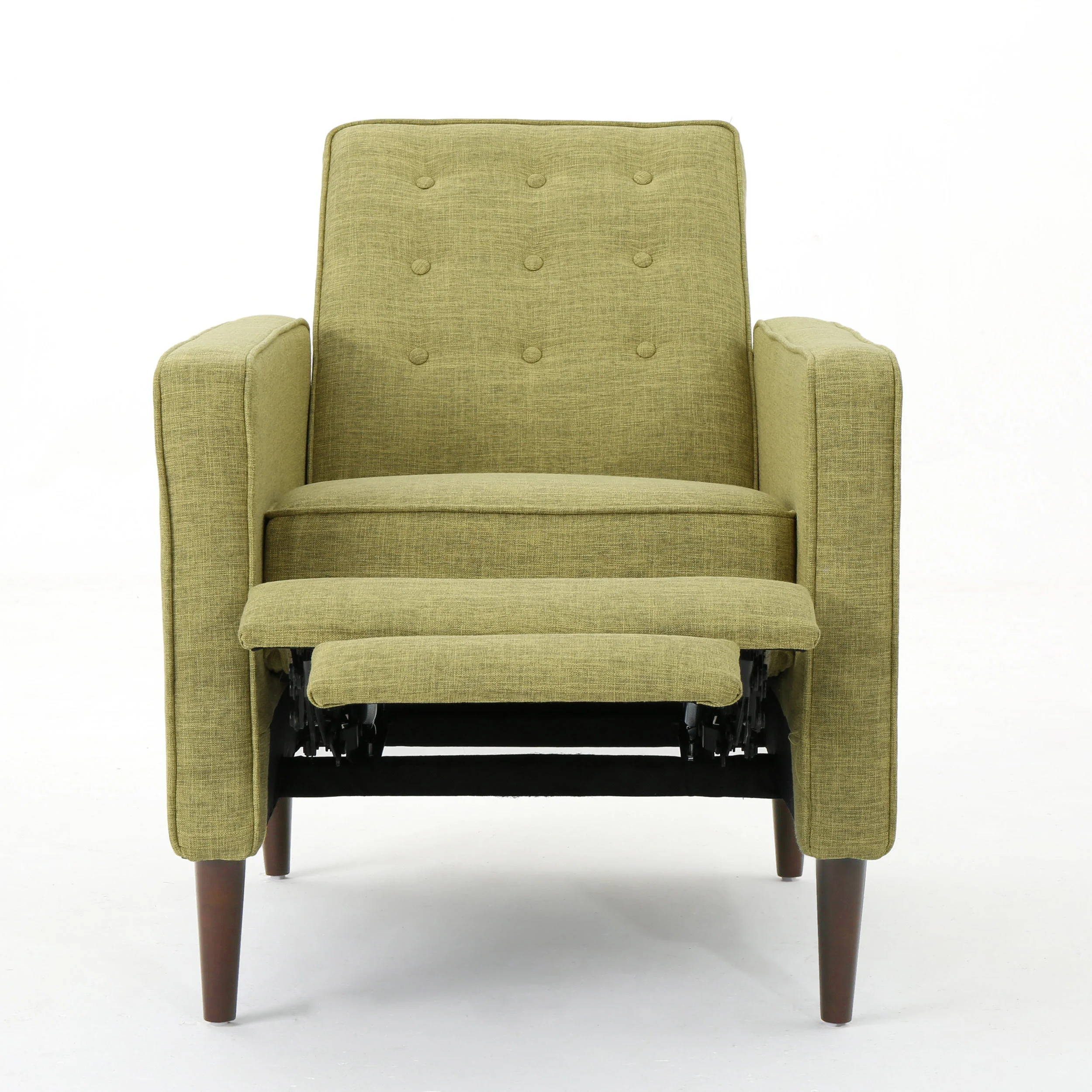 Mason Mid-Century Modern Tufted Back Fabric Recliner (set of 2) - furnishings