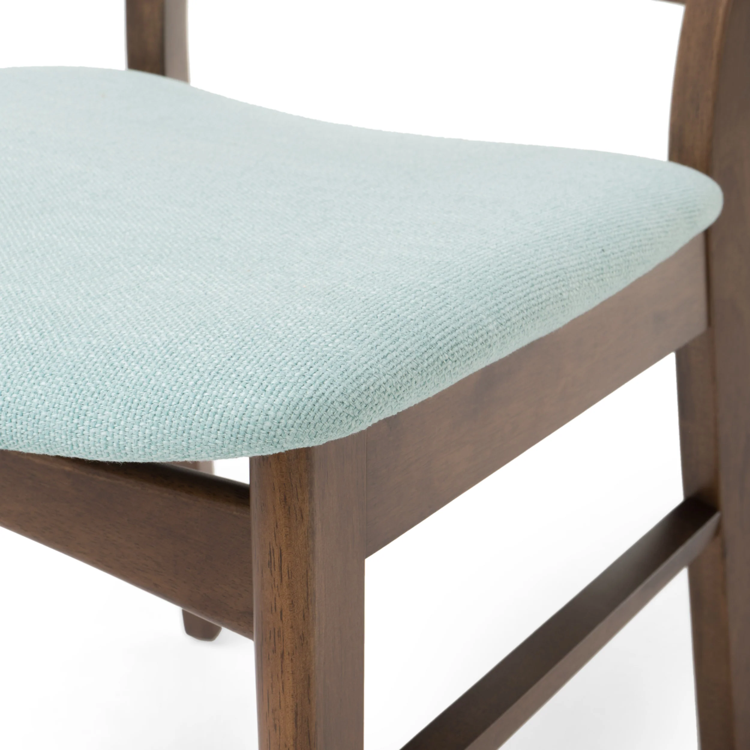 Atherton Wood and Fabric 7 Piece Dining Set - furnishings
