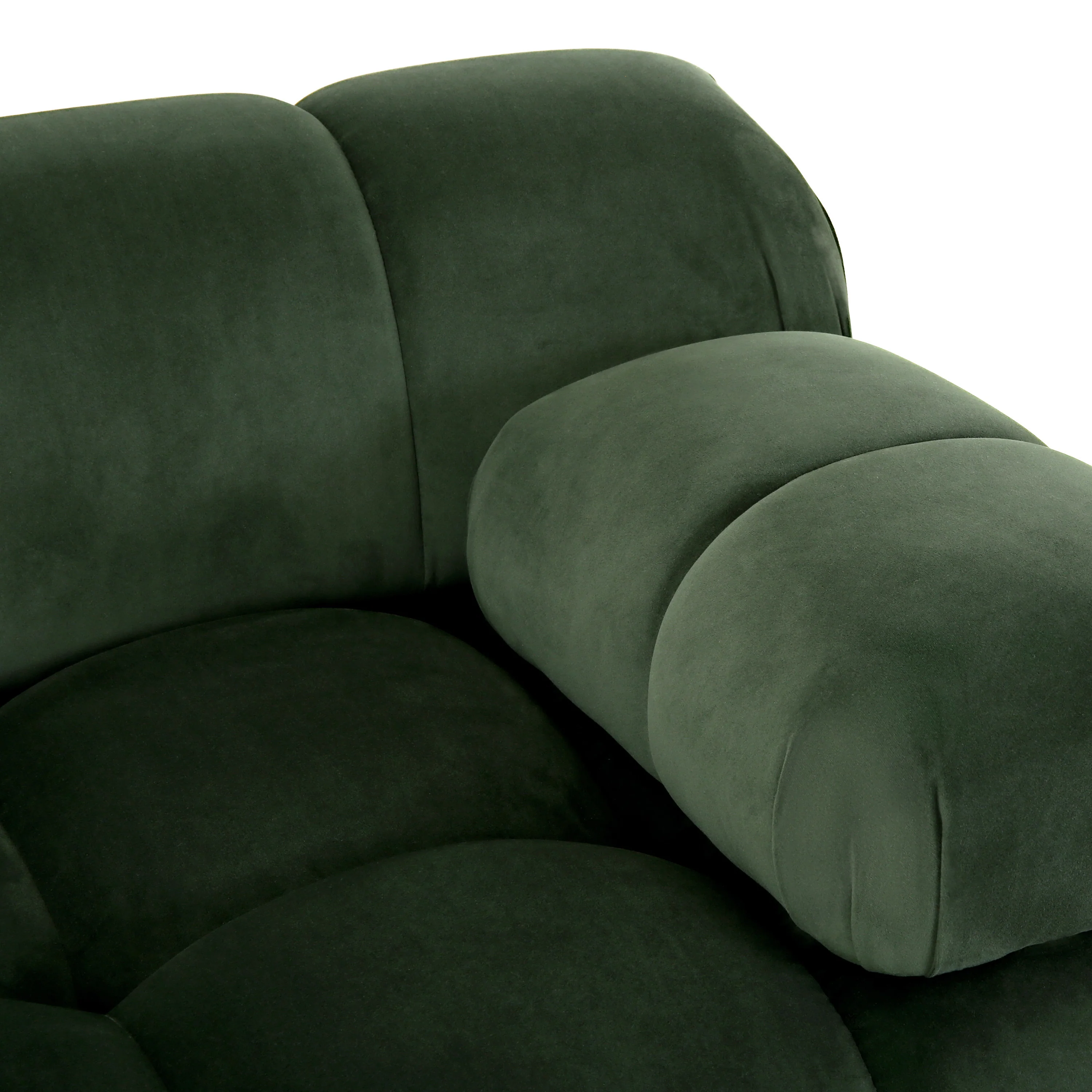 Kildare Velvet 3 Seater Modular Tufted Sofa - furnishings