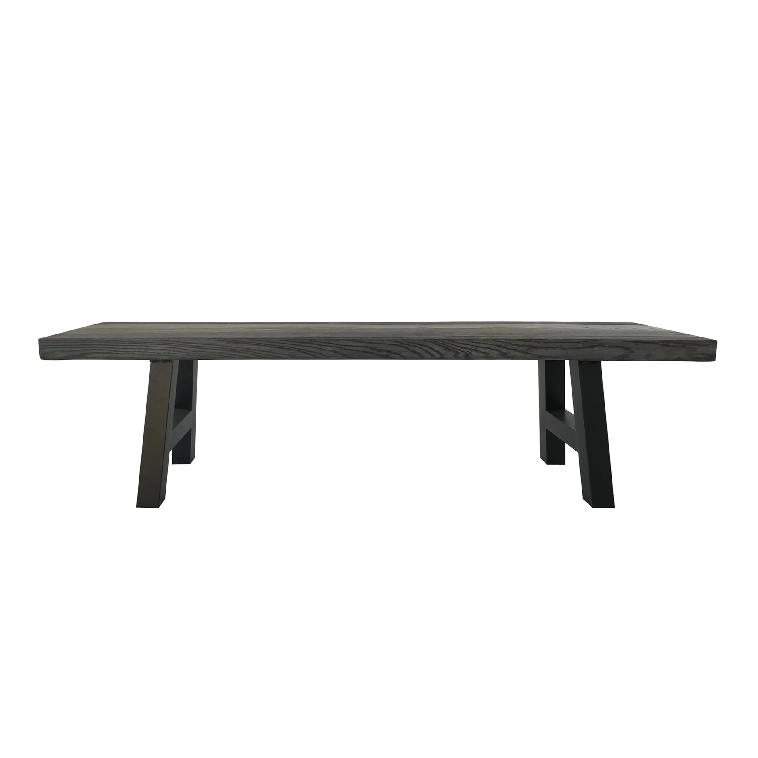 Edward Outdoor Light Weight Concrete Dining Bench - furnishings