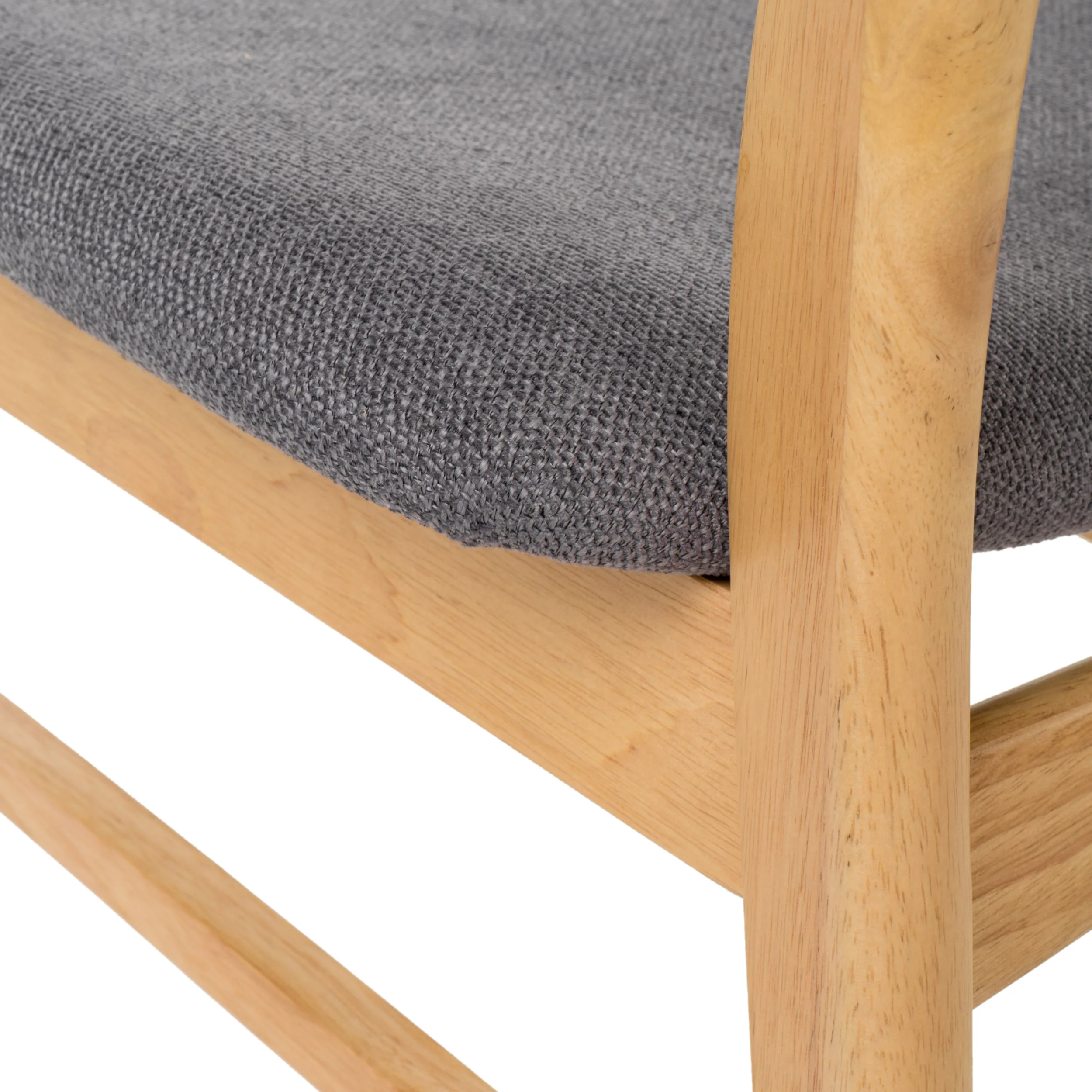 Lucille Fabric/ Wood Finish Dining Chair (Set of 2) - furnishings