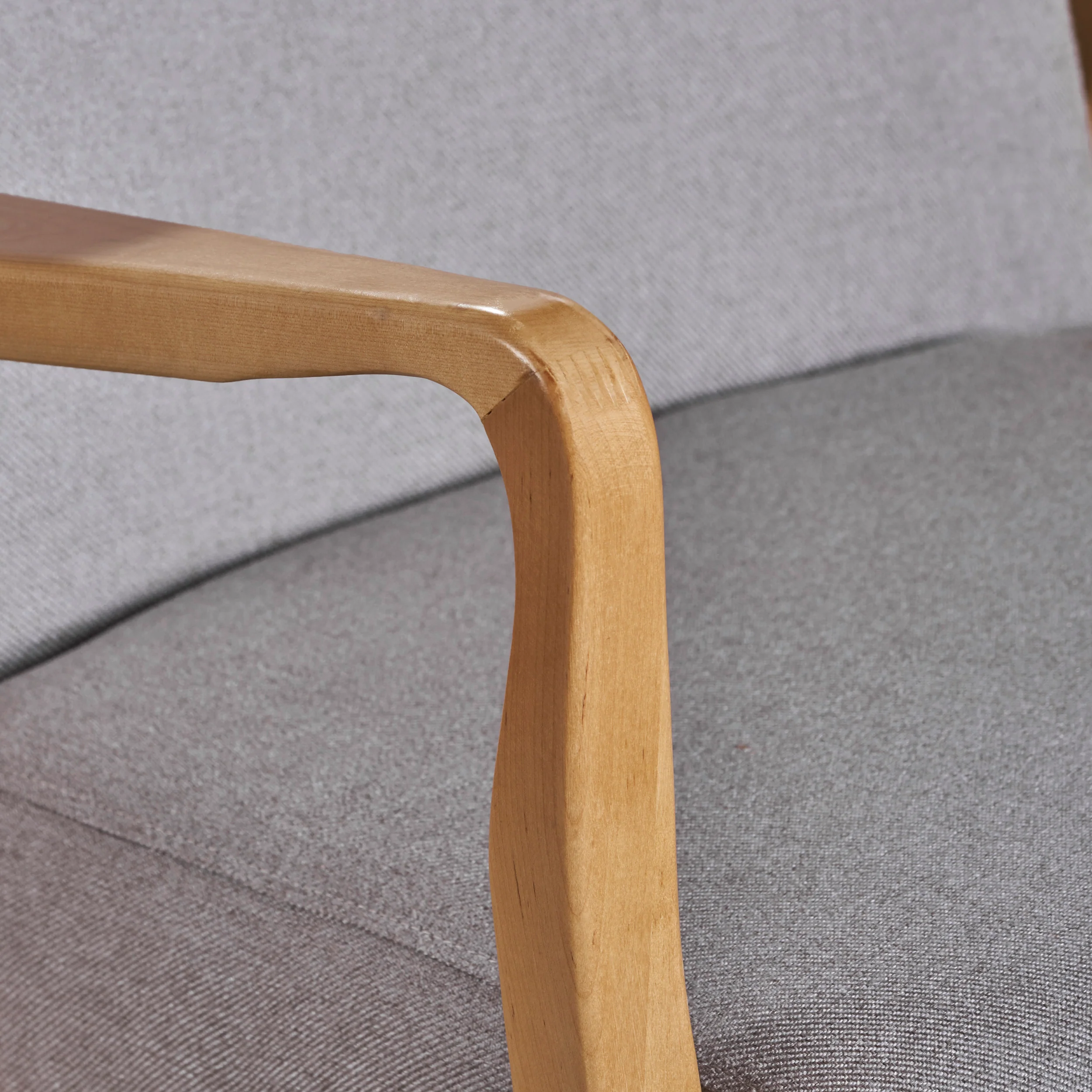 Winford Mid-Century Modern Wood Frame Fabric Armchair - furnishings