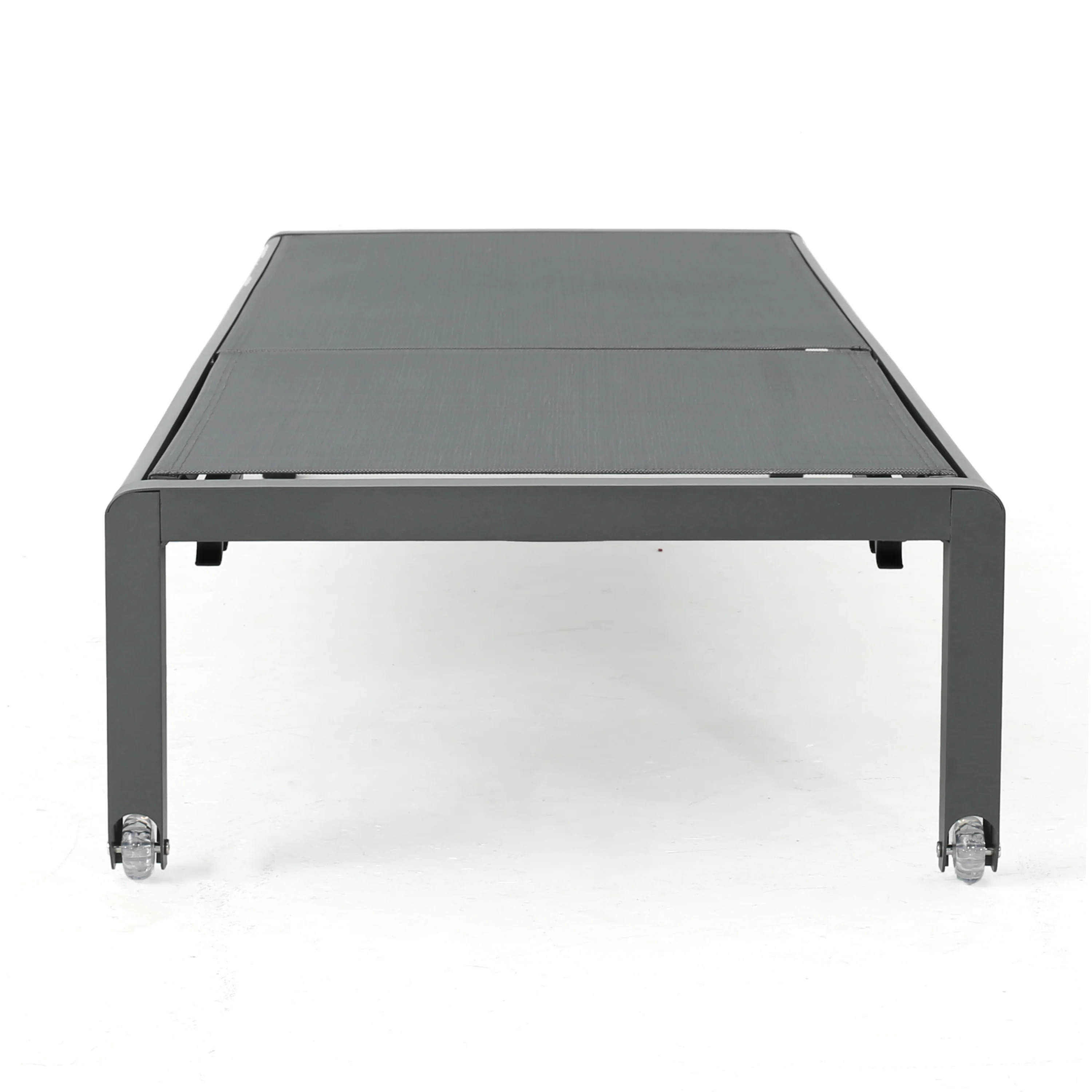 Coral Bay Outdoor Gray Aluminum 11 Piece Estate Patio Collection with Firepit - furnbro