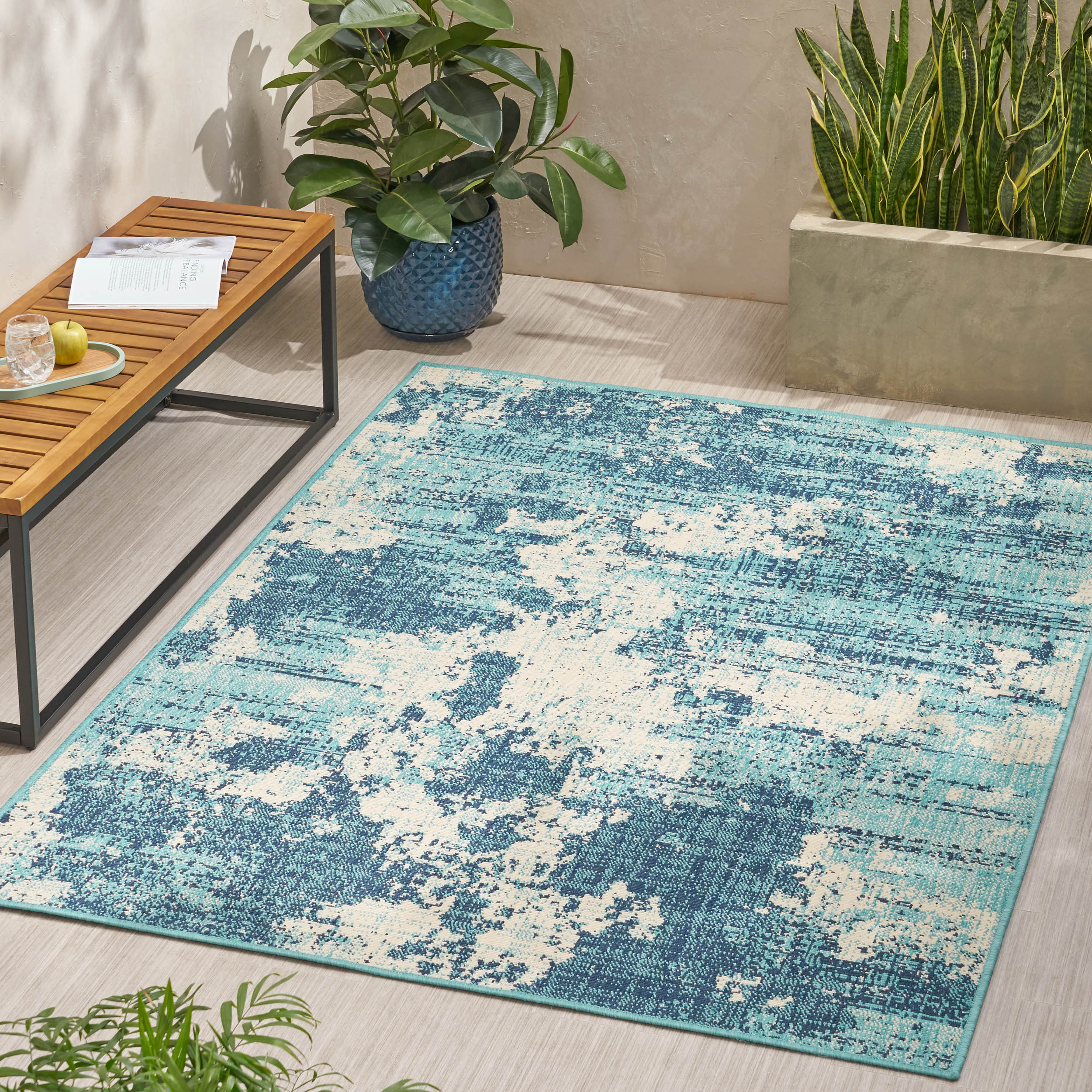 Derudder Indoor/Outdoor Area Rug - furnishings