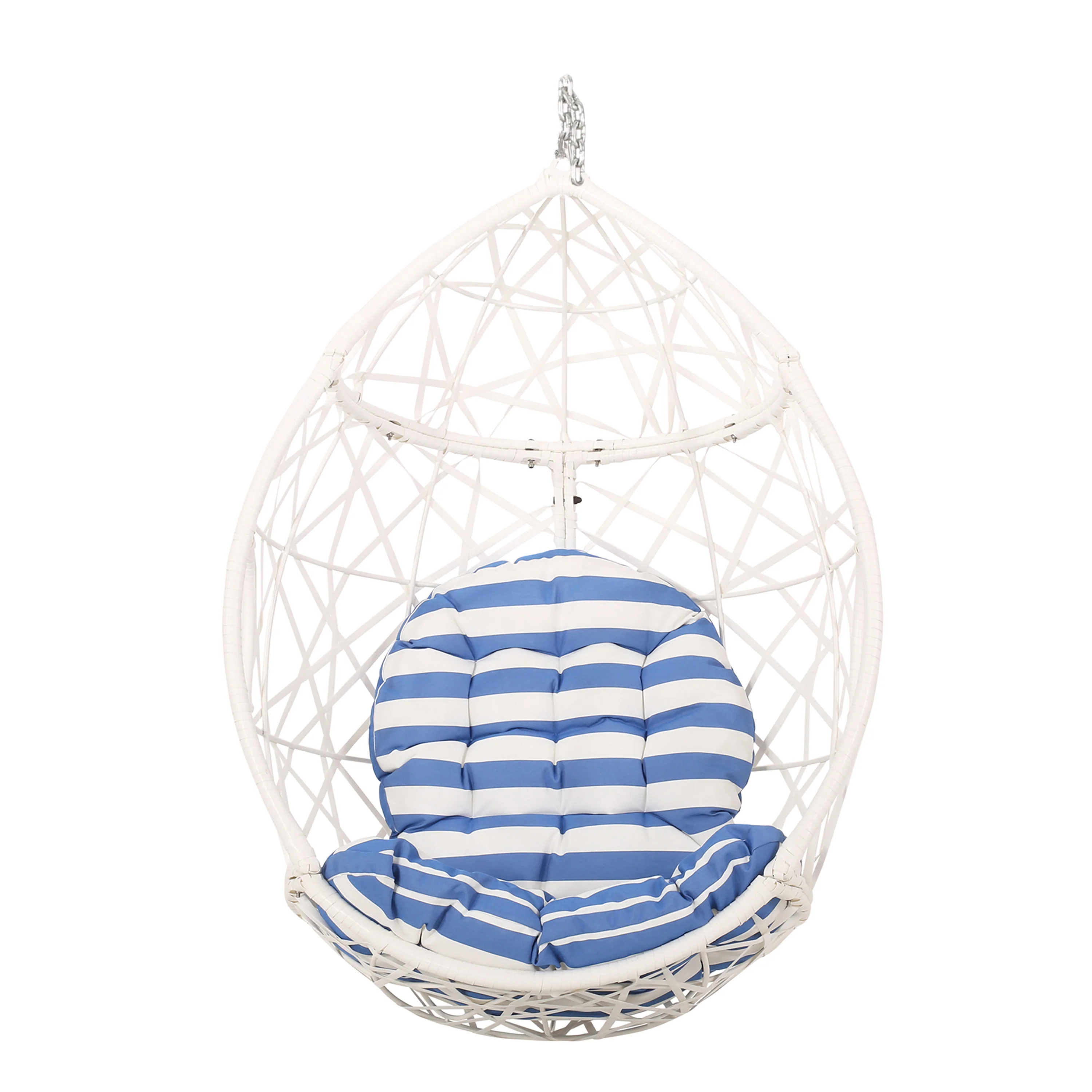 Berkley Outdoor Wicker Hanging Egg Chair - furnishings