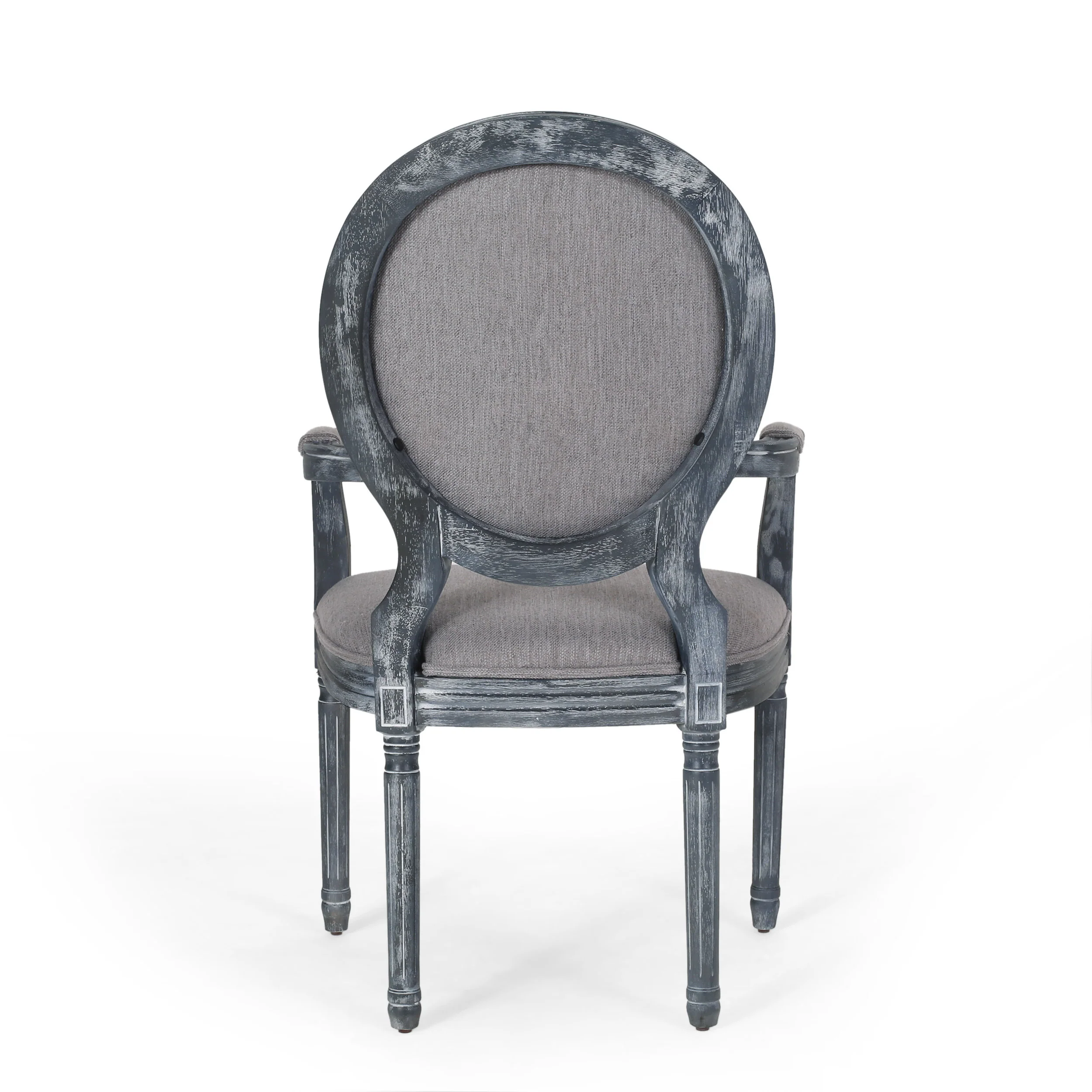 Aisenbrey French Country Wood Upholstered Dining Chair - furnishings