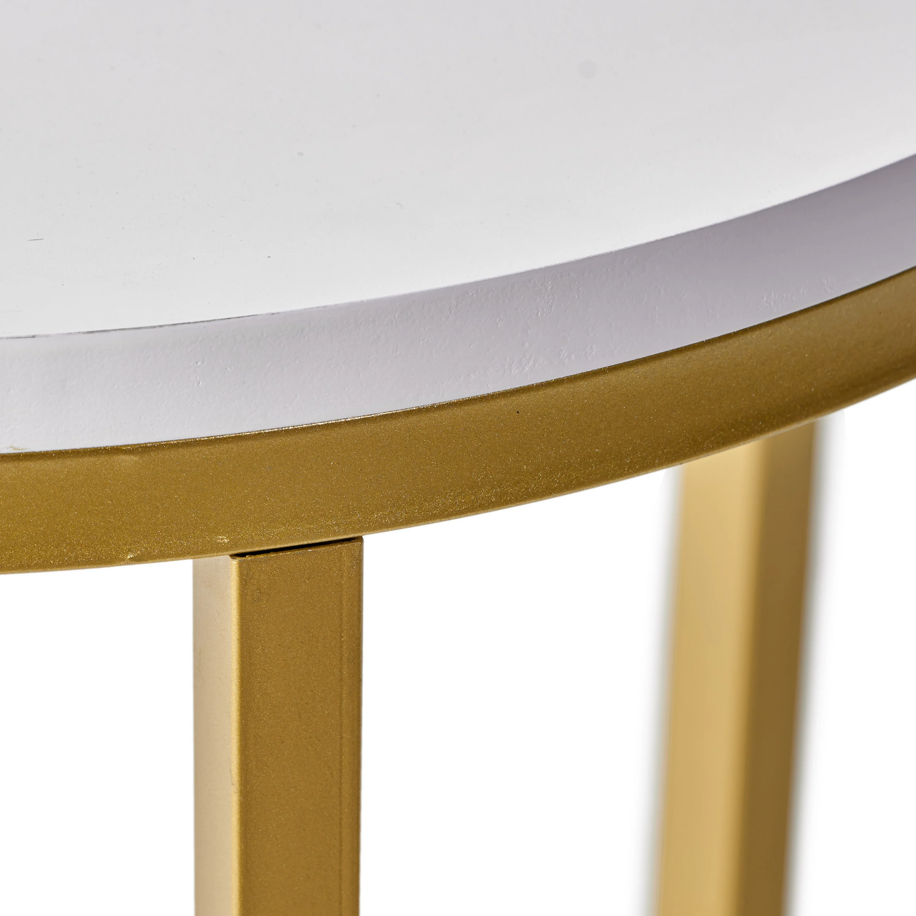 Mcgill Modern Glam C-Shaped End Table - furnishings