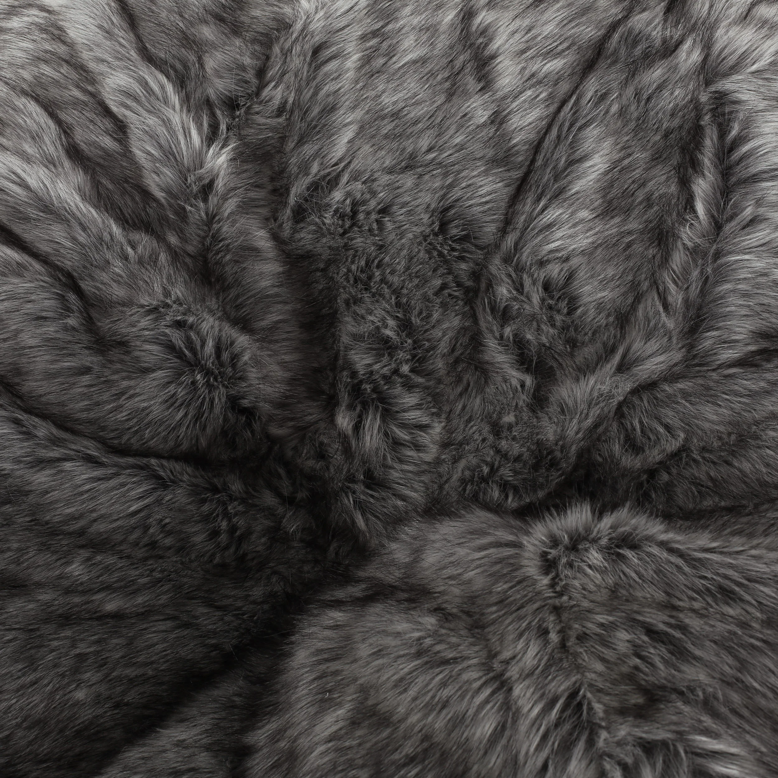 Terrell Schley Modern Glam 5 Foot Short Faux Fur Bean Bag - furnishings