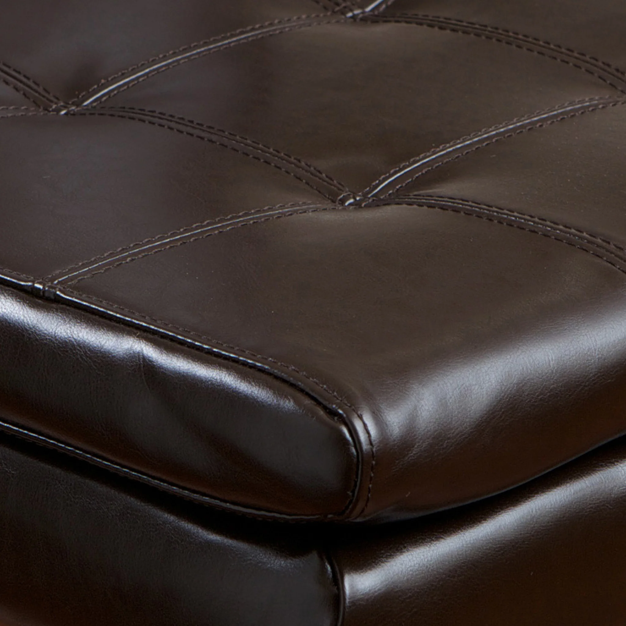 Barrington Contemporary Tufted Bonded Leather Dining Chairs (Set of 2) - furnishings