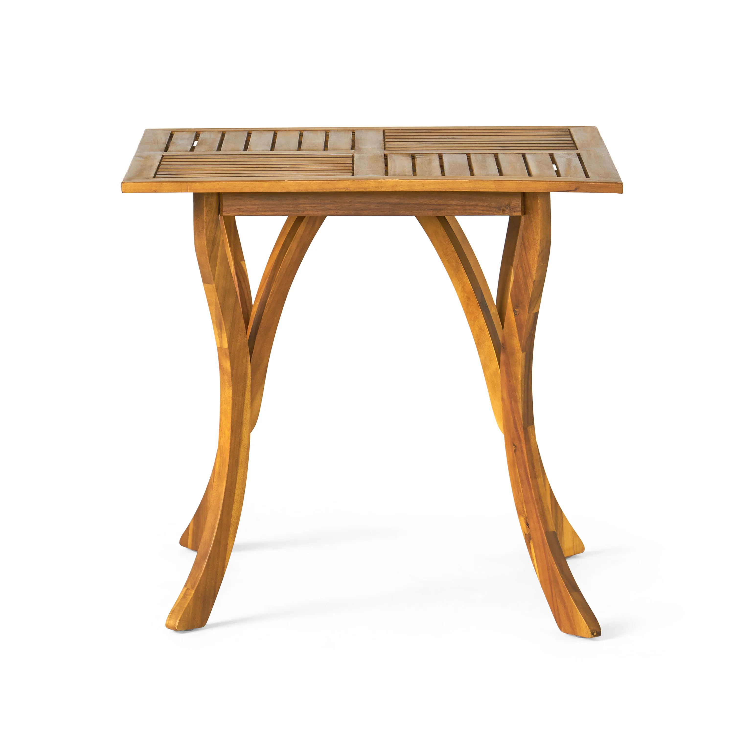 Carr Outdoor 4-Seater Square Acacia Wood Dining Set - furnishings