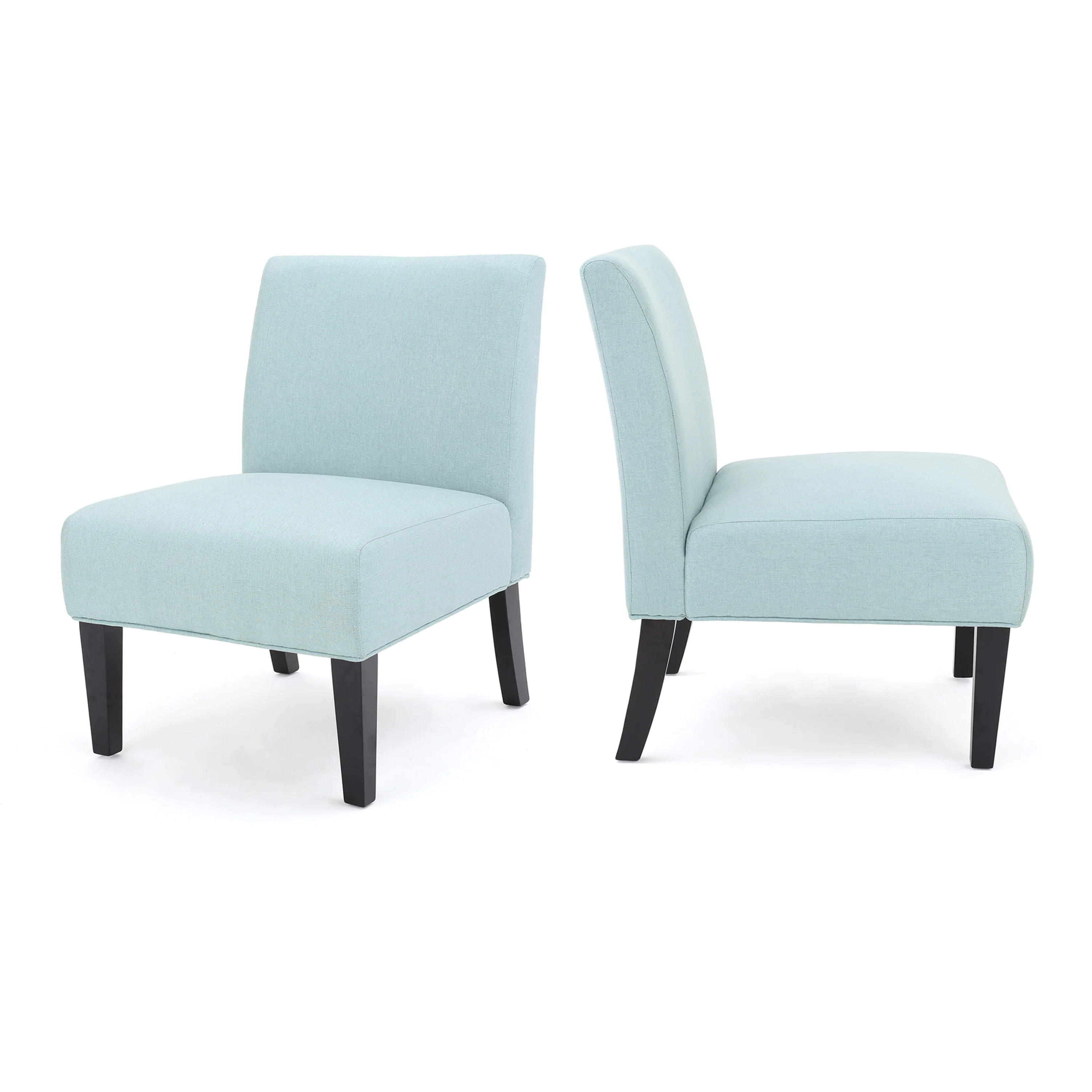 Kendal Contemporary Fabric Slipper Accent Chair - furnishings