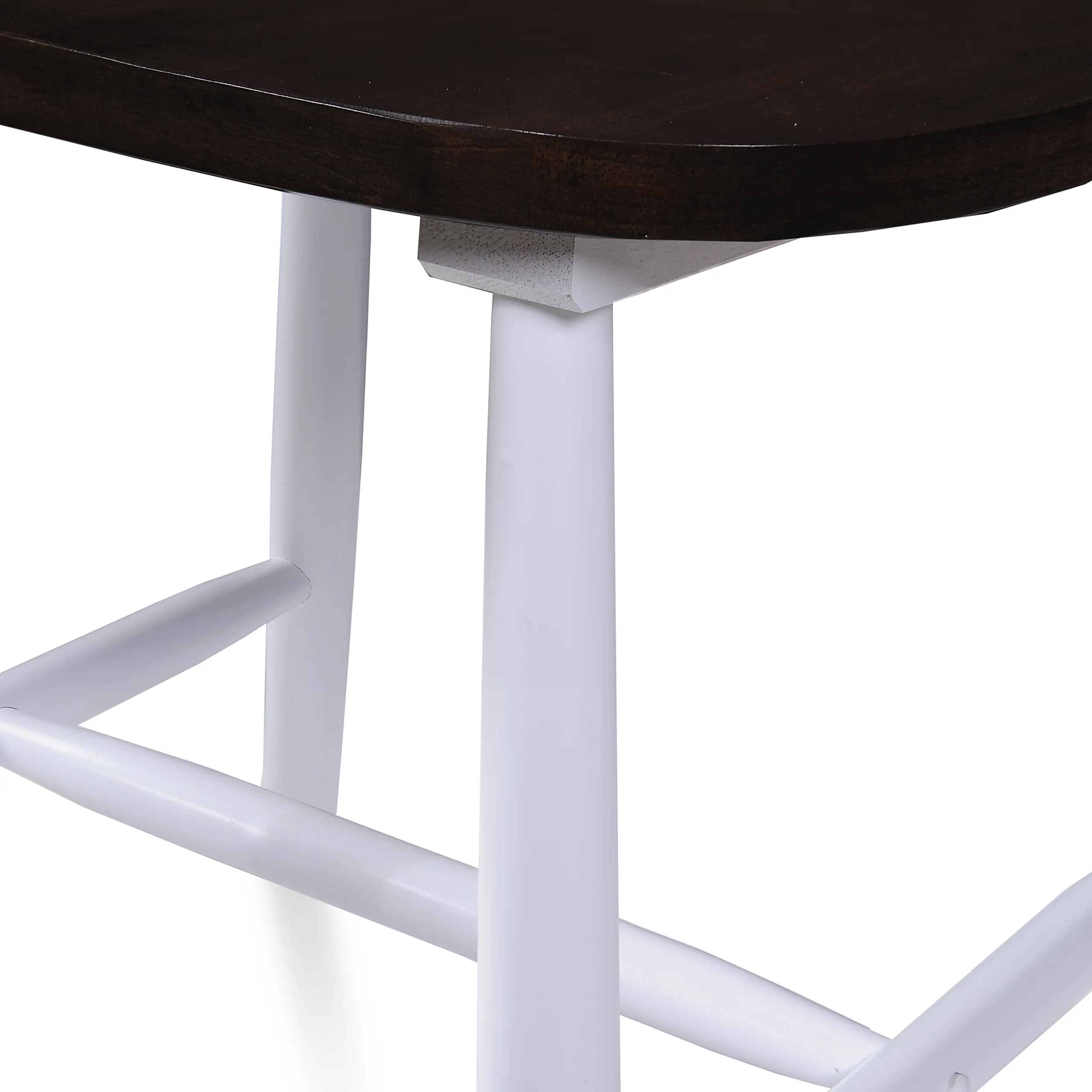 Crosby Farmhouse Cottage High Back Spindled Rubberwood Dining Chairs (Set of 2) - furnishings