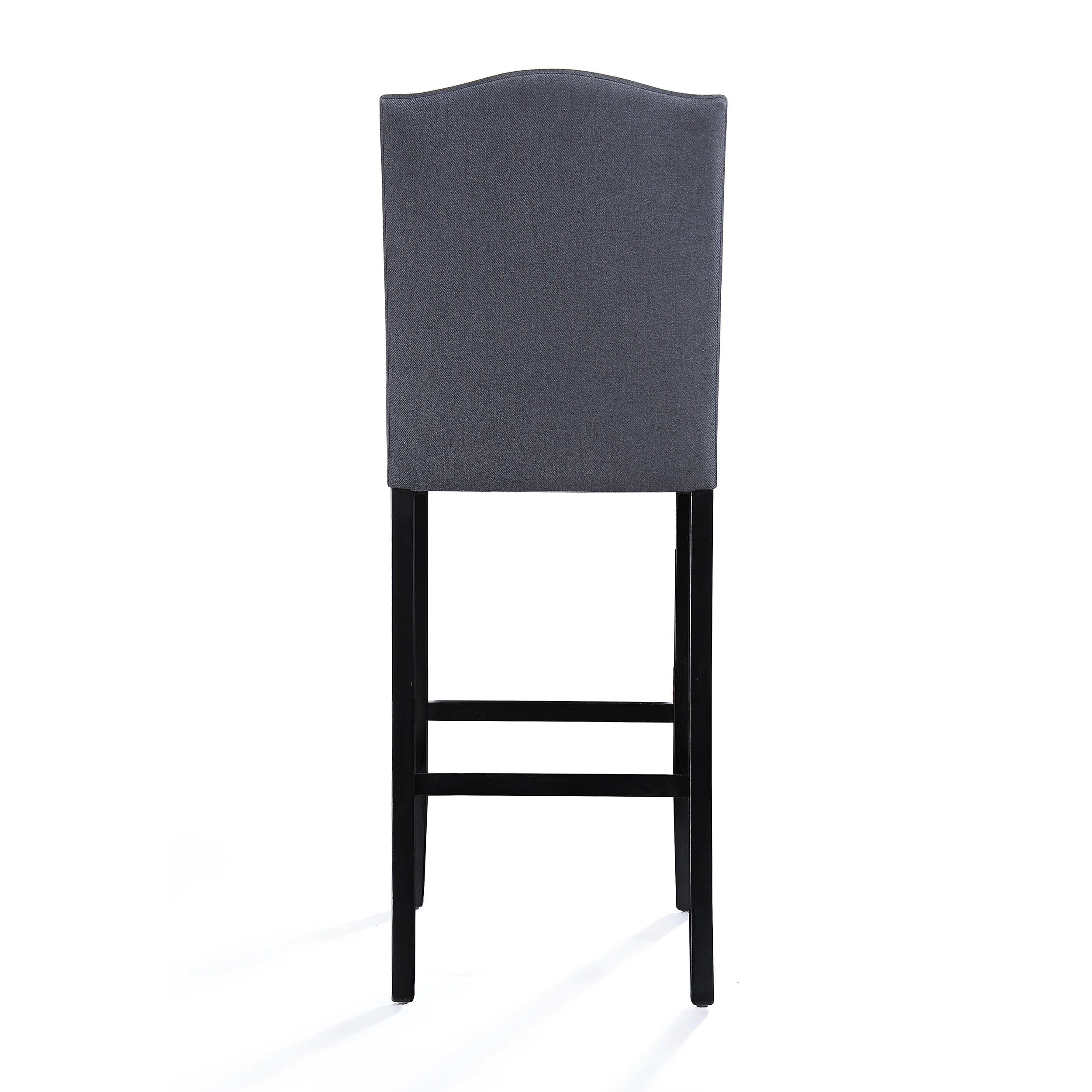 Kainu Dark Charoal Fabric Barstools, Set of 2 - furnishings