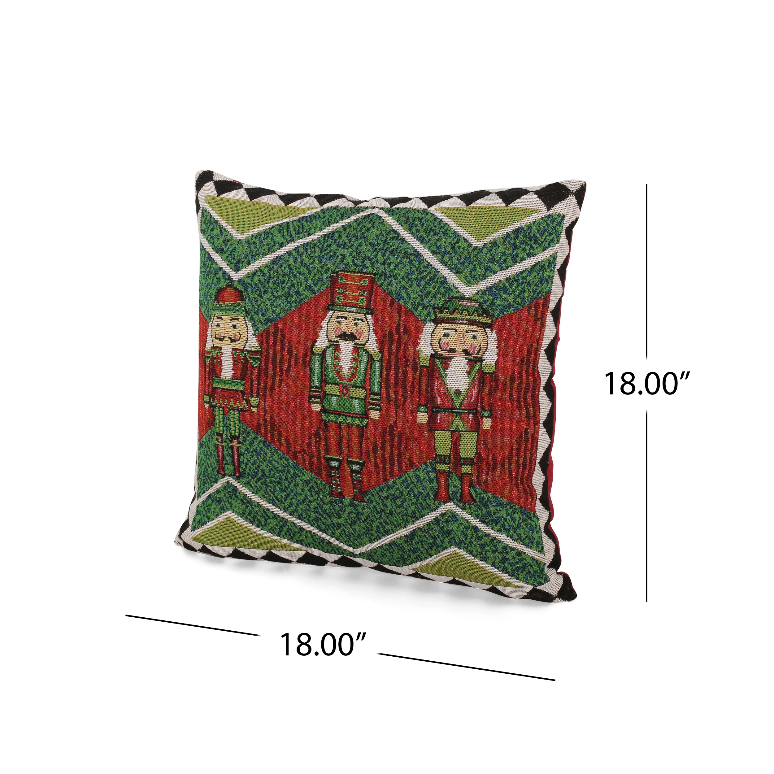 Bayou Modern Fabric Christmas Throw Pillow Cover - furnishings