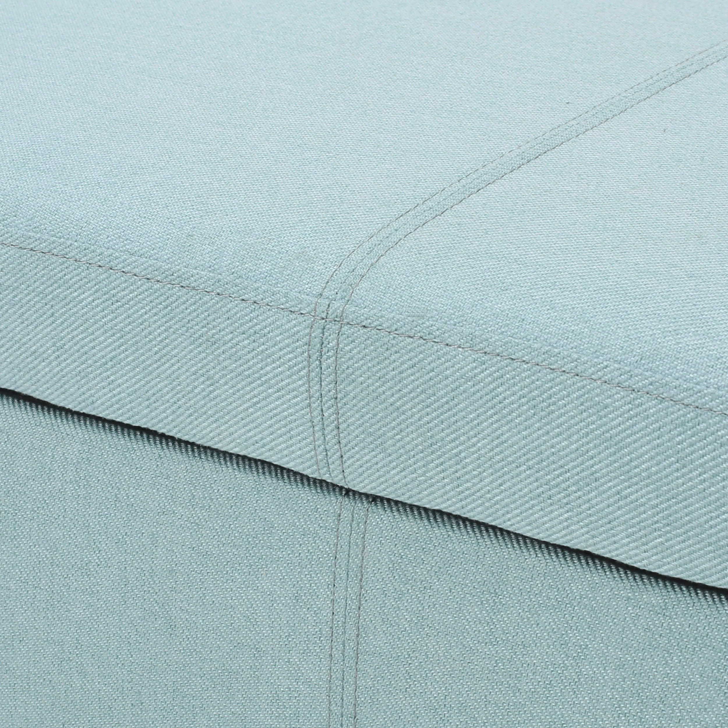 Danbury Contemporary Fabric Upholstered Storage Ottoman Bench with Rolled Arms - furnishings