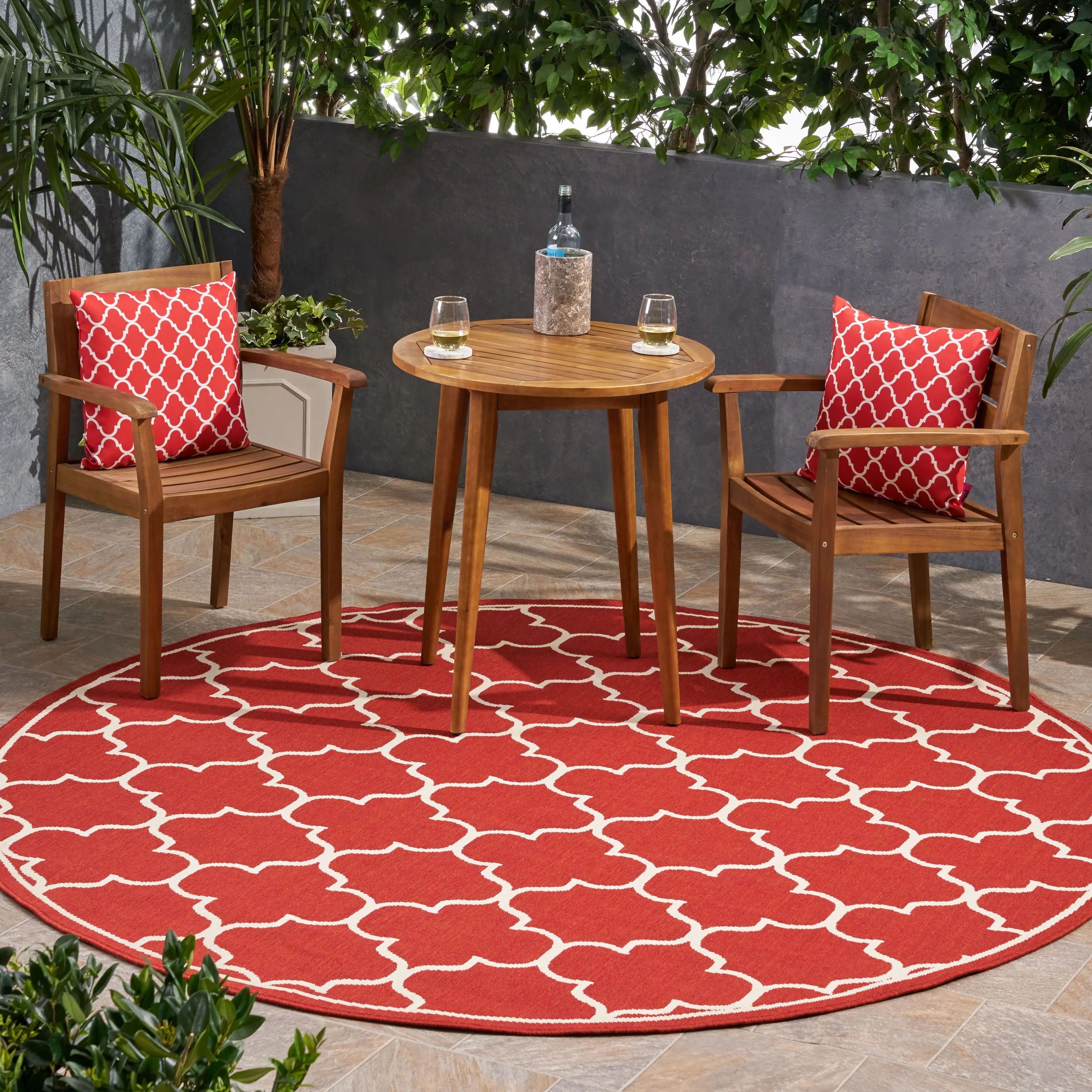 Ferncliffe Indoor/Outdoor Geometric Area Rug - furnishings