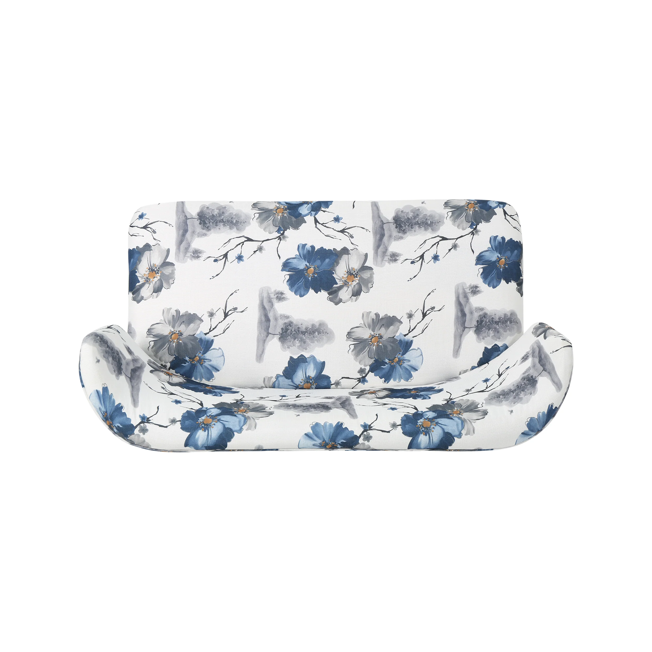 Dumont Modern Mid Century Modern Fabric Settee - furnishings