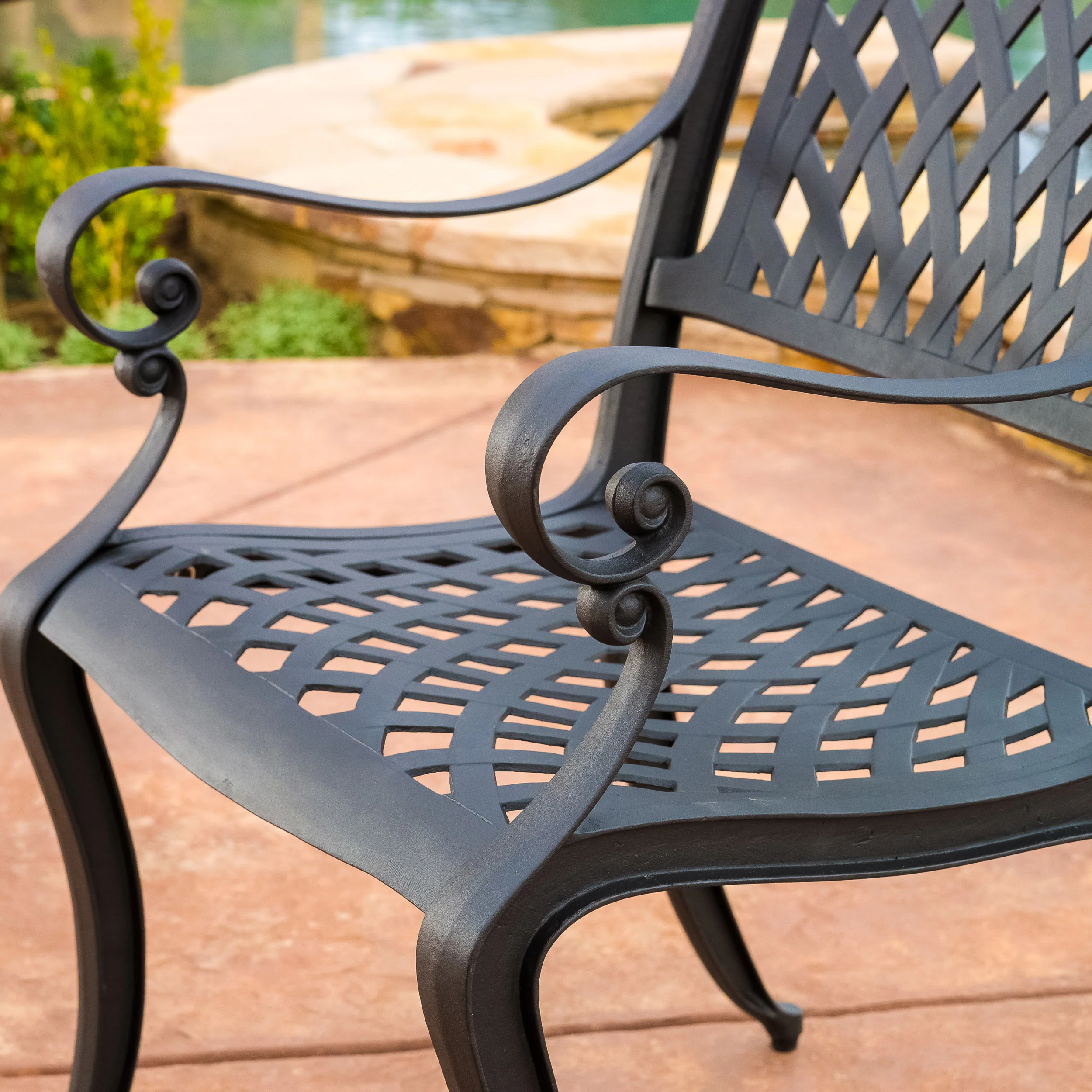 Caprice Outdoor 6 Seater Dining Set - furnishings
