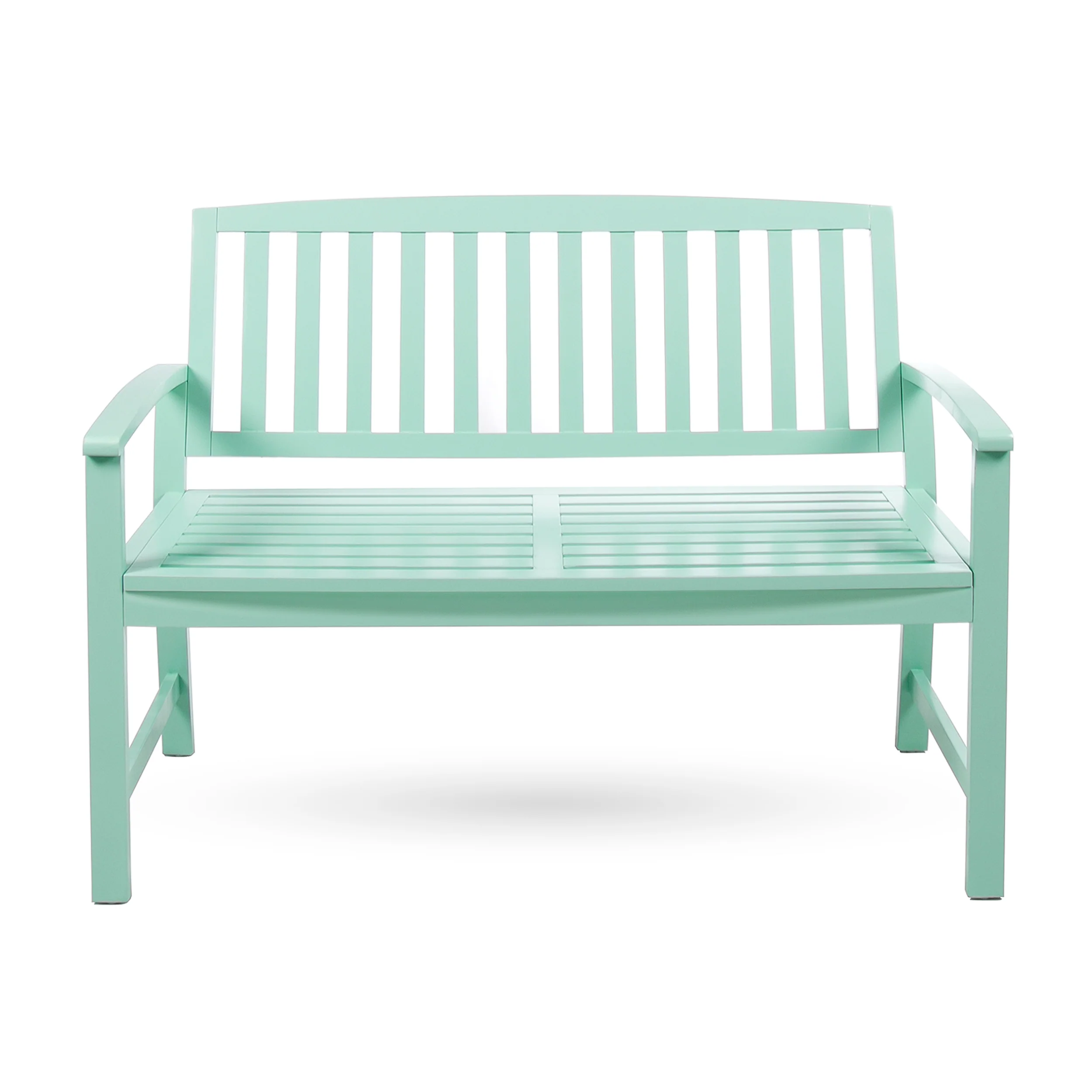 Lola Outdoor Acacia Wood Bench - furnishings