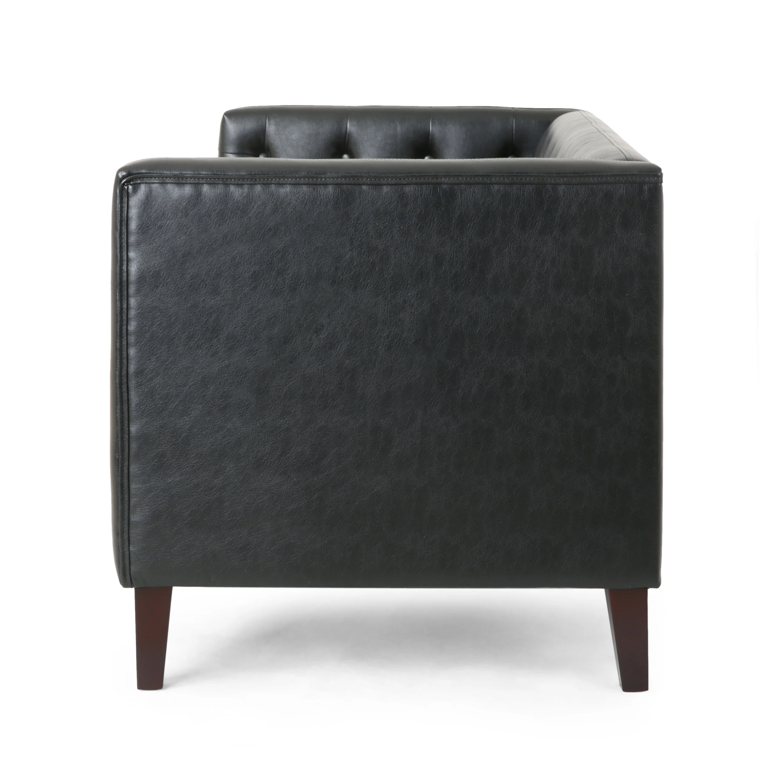 Drache Contemporary Upholstered Tufted Loveseat - furnishings