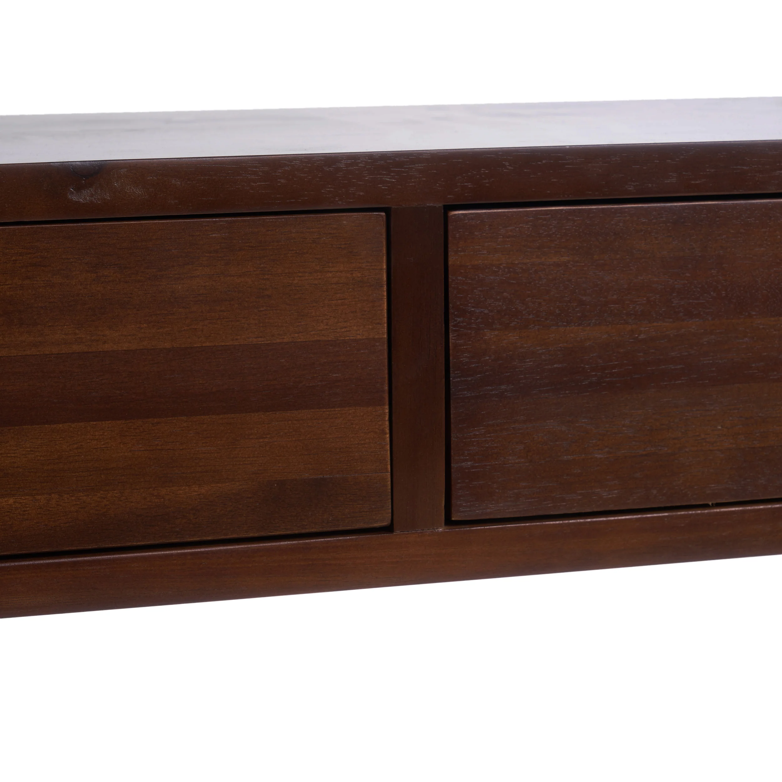 Jushwo Walnut Finished Acacia Wood Console Table - furnishings
