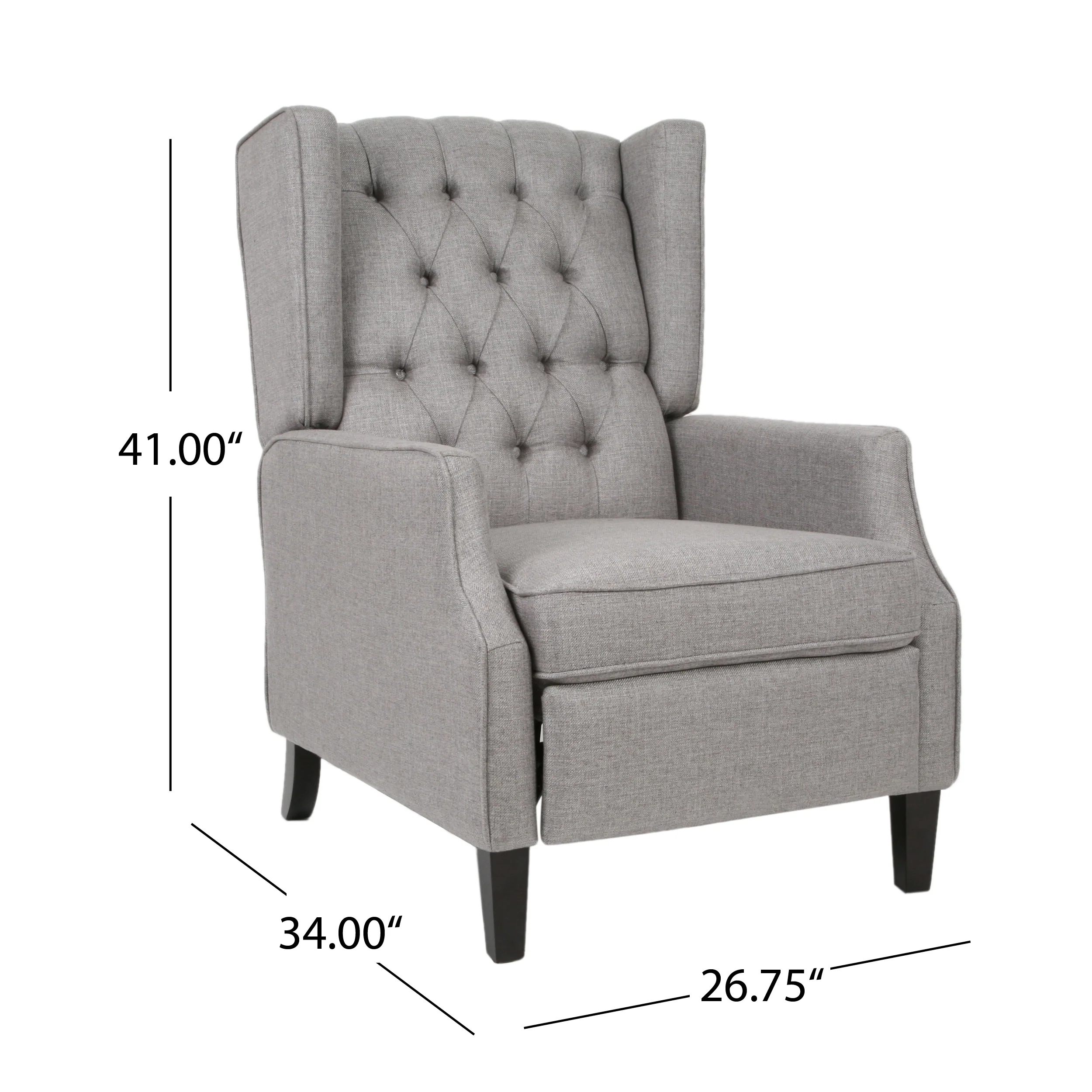 Diana Traditional Wingback Recliner - furnishings