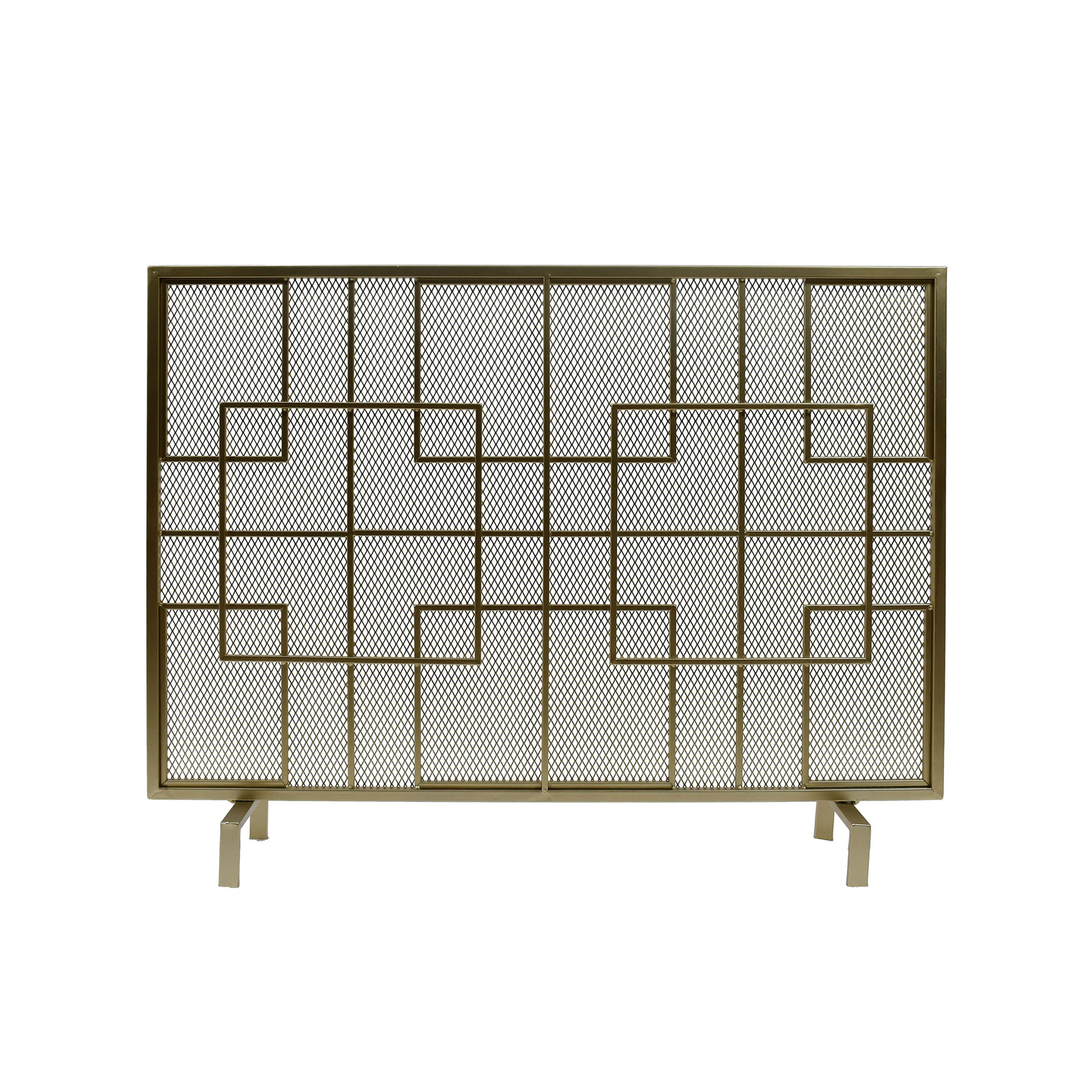 Dorothy Modern Single PanelIron Firescreen - furnishings