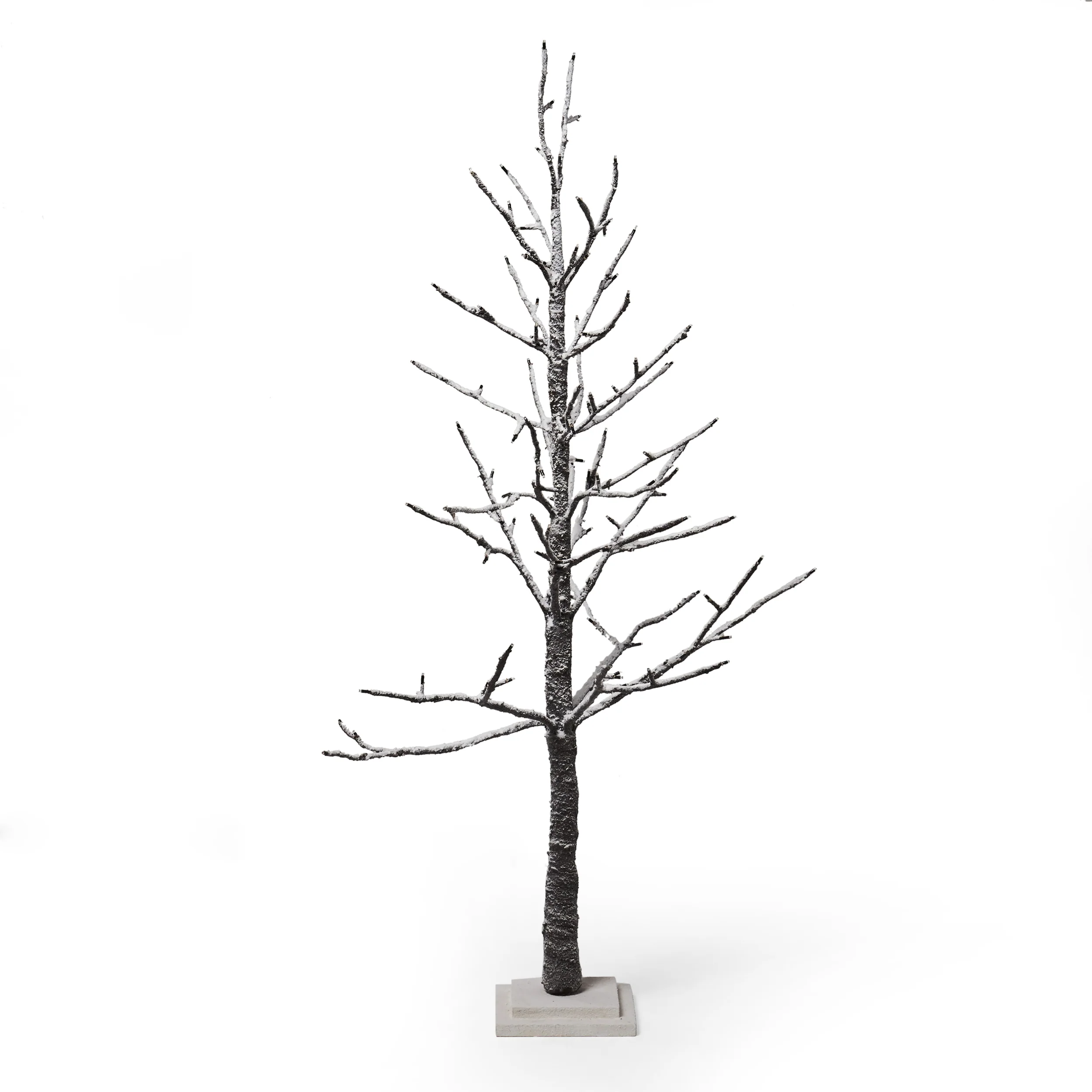 Ahmiya 4-foot Pre-Lit 114 Warm White LED Artificial Christmas Twig Tree - furnishings