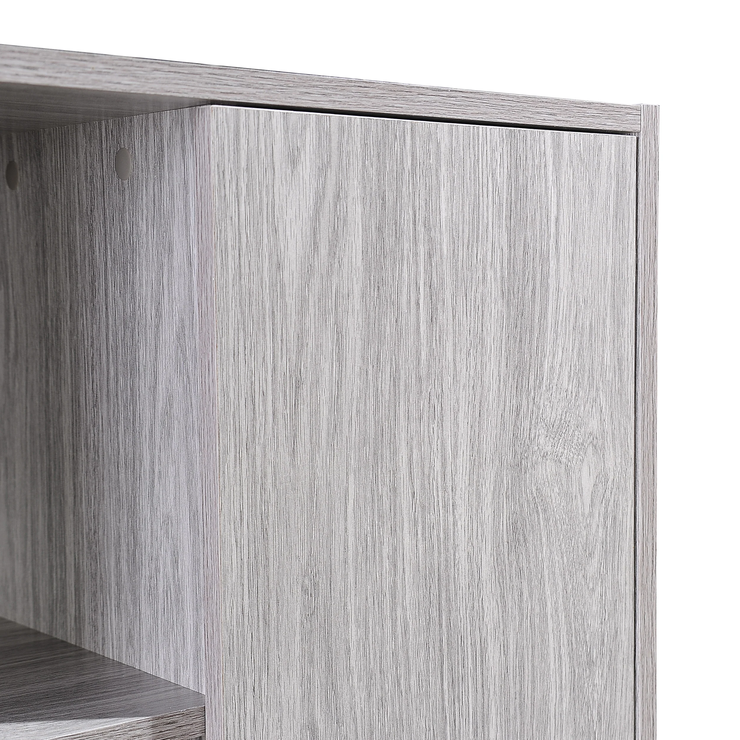 Annabelle Mid Century Modern 5-Shelf Bookcase - furnishings
