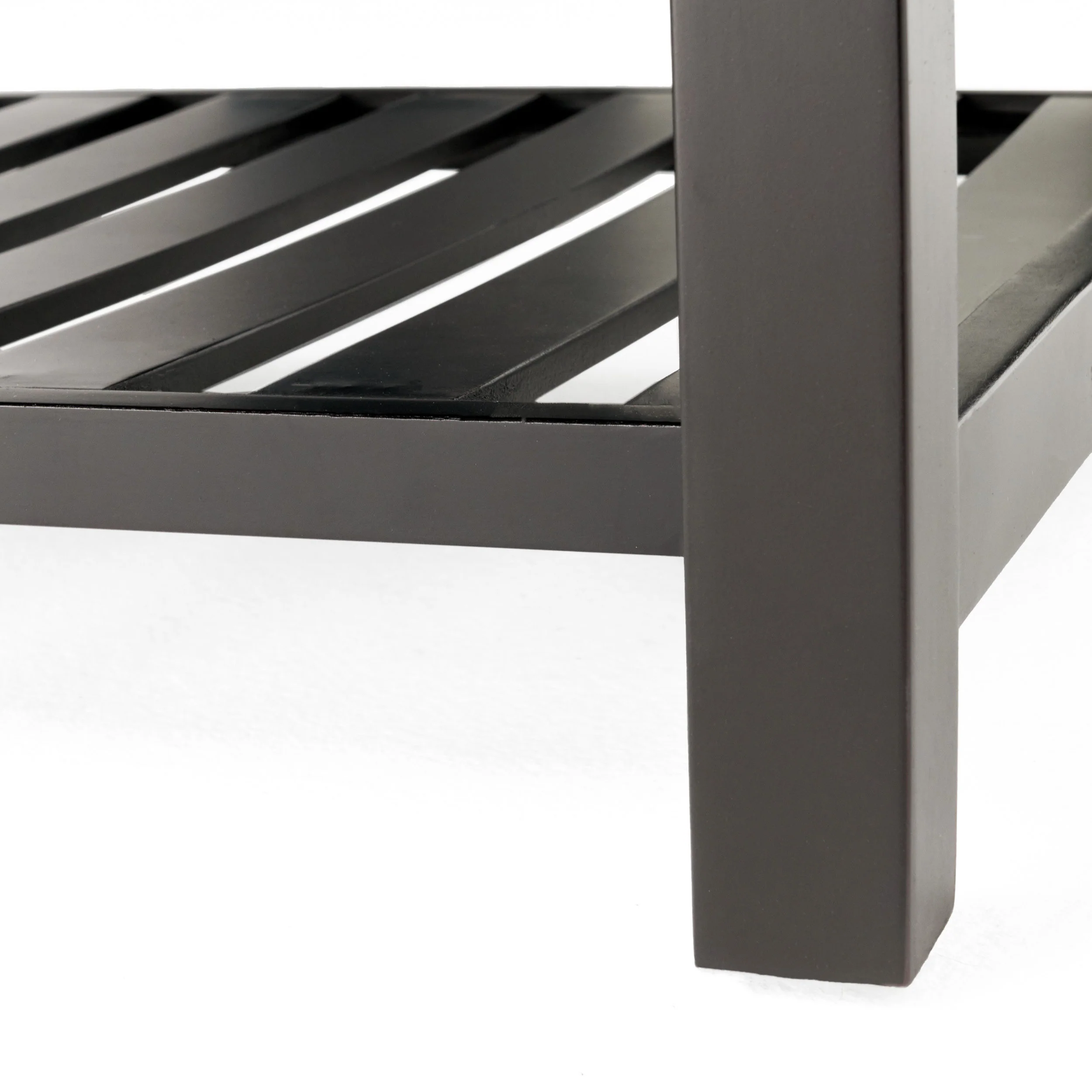 Felix Brown Wood Rectangle Storage Ottoman Coffee Table With Bottom Rack - furnishings