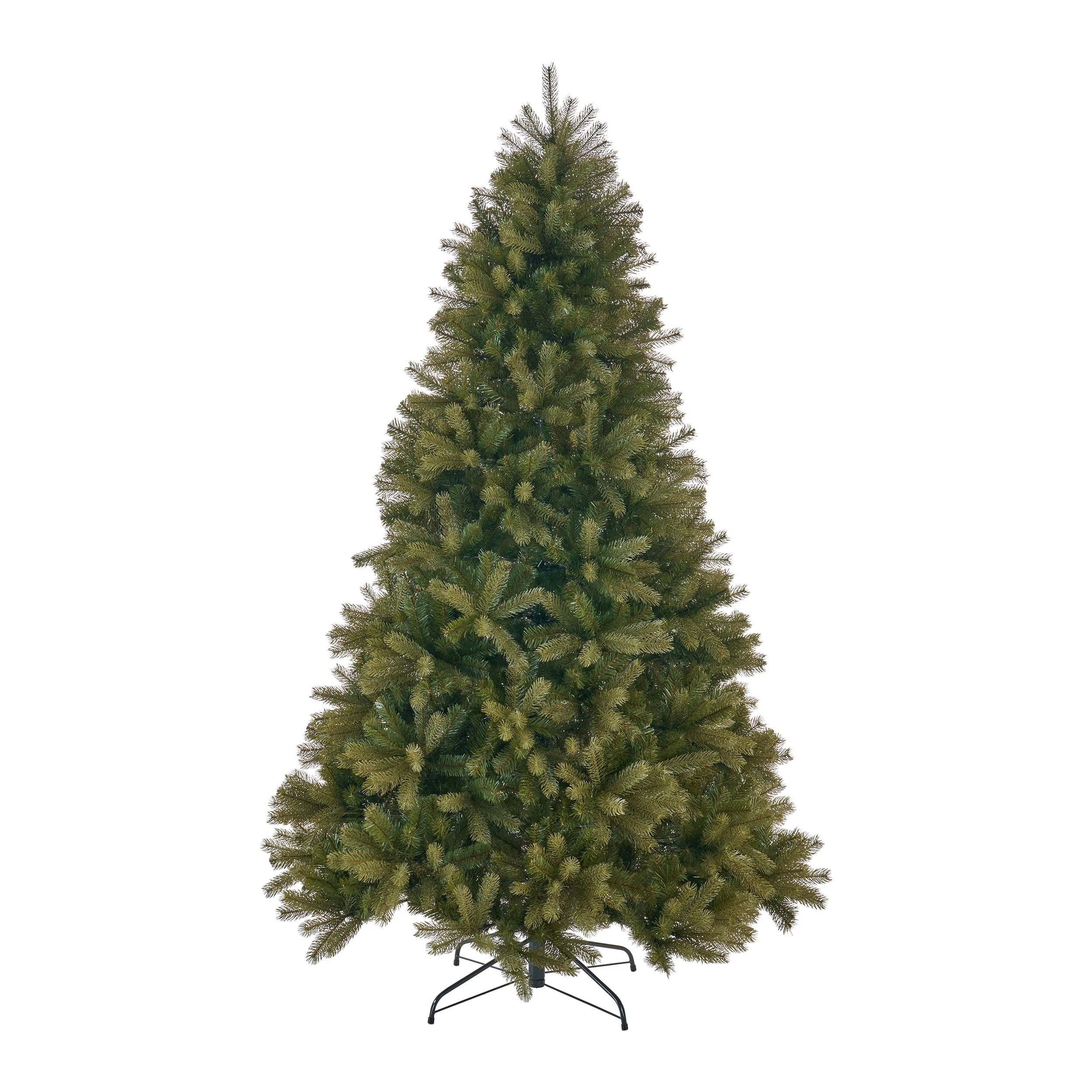 9-foot Mixed Spruce Hinged Artificial Christmas Tree - furnishings