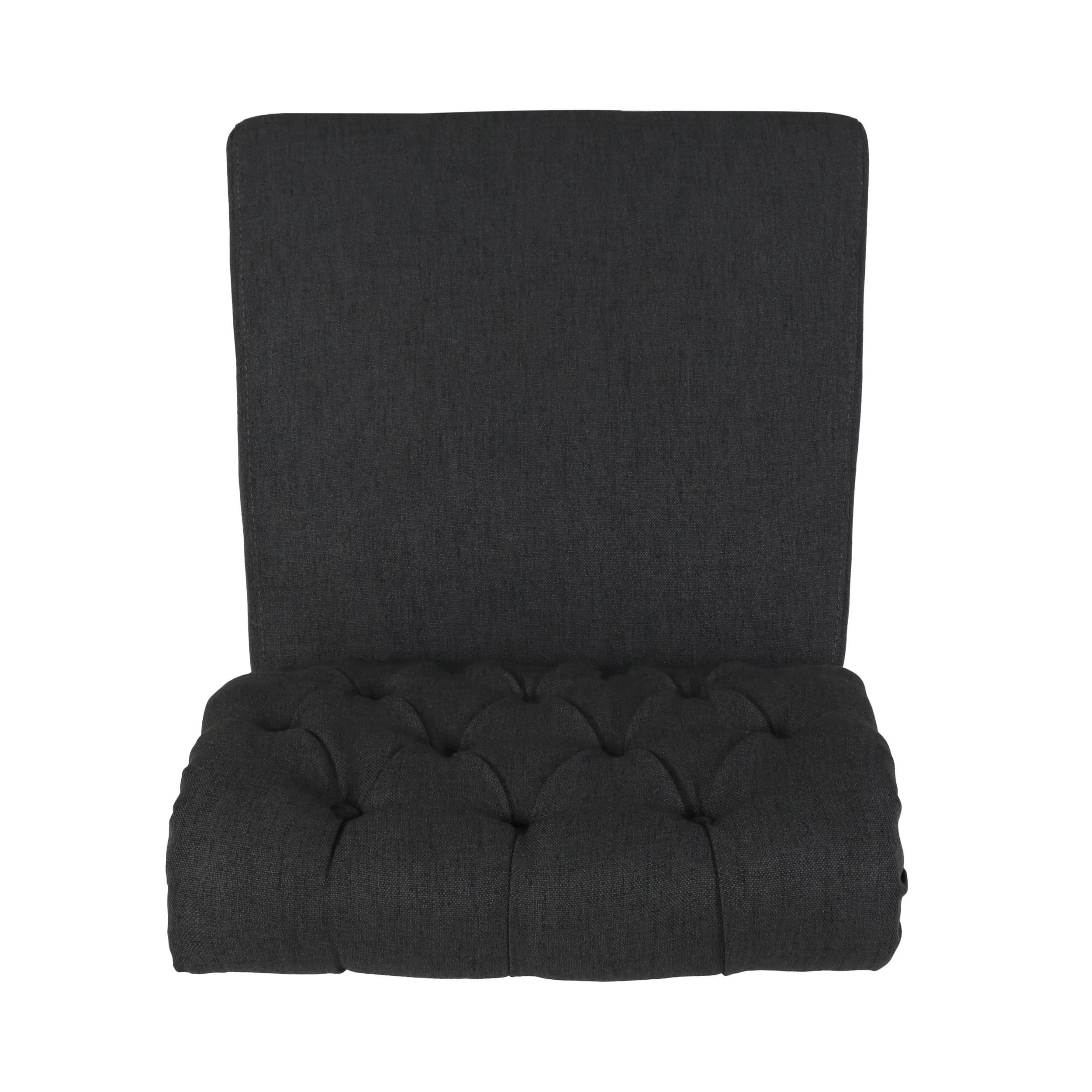 Emerson Contemporary Tufted Rolltop Dining Chairs - furnishings