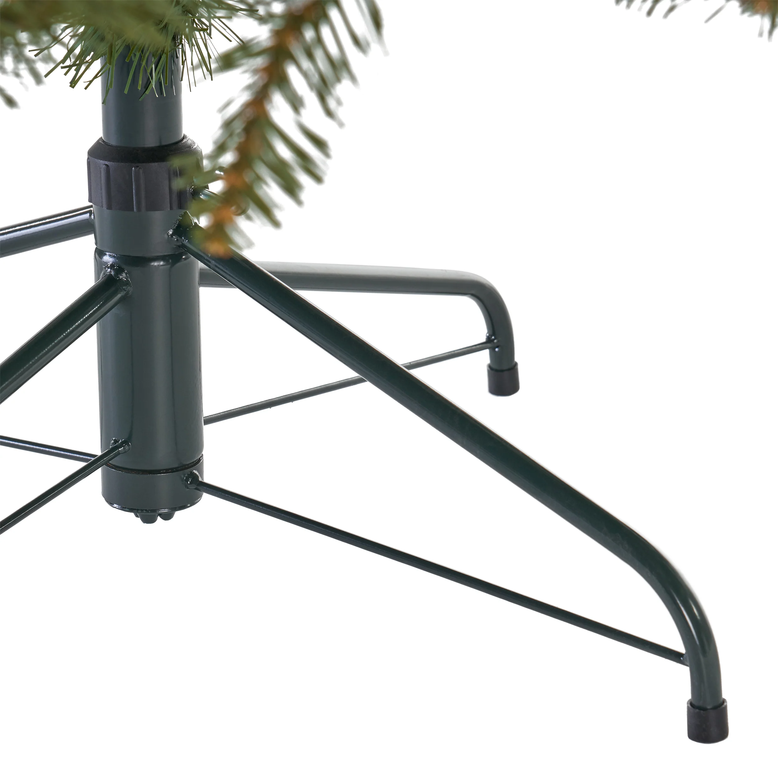 9-foot Fraser Fir Hinged Artificial Christmas Tree - furnishings