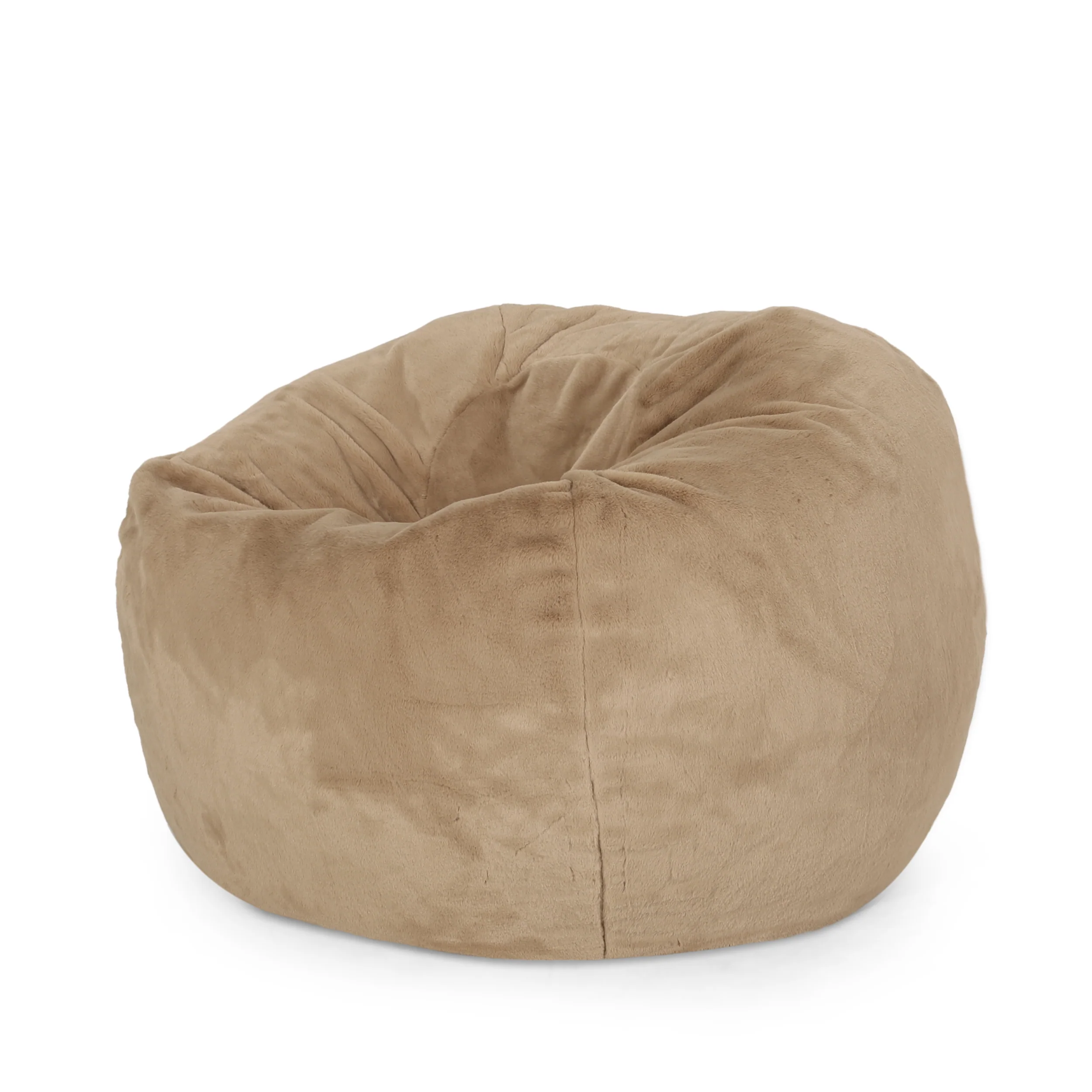 McCoy Modern Glam 3 Foot Faux Fur Bean Bag - furnishings