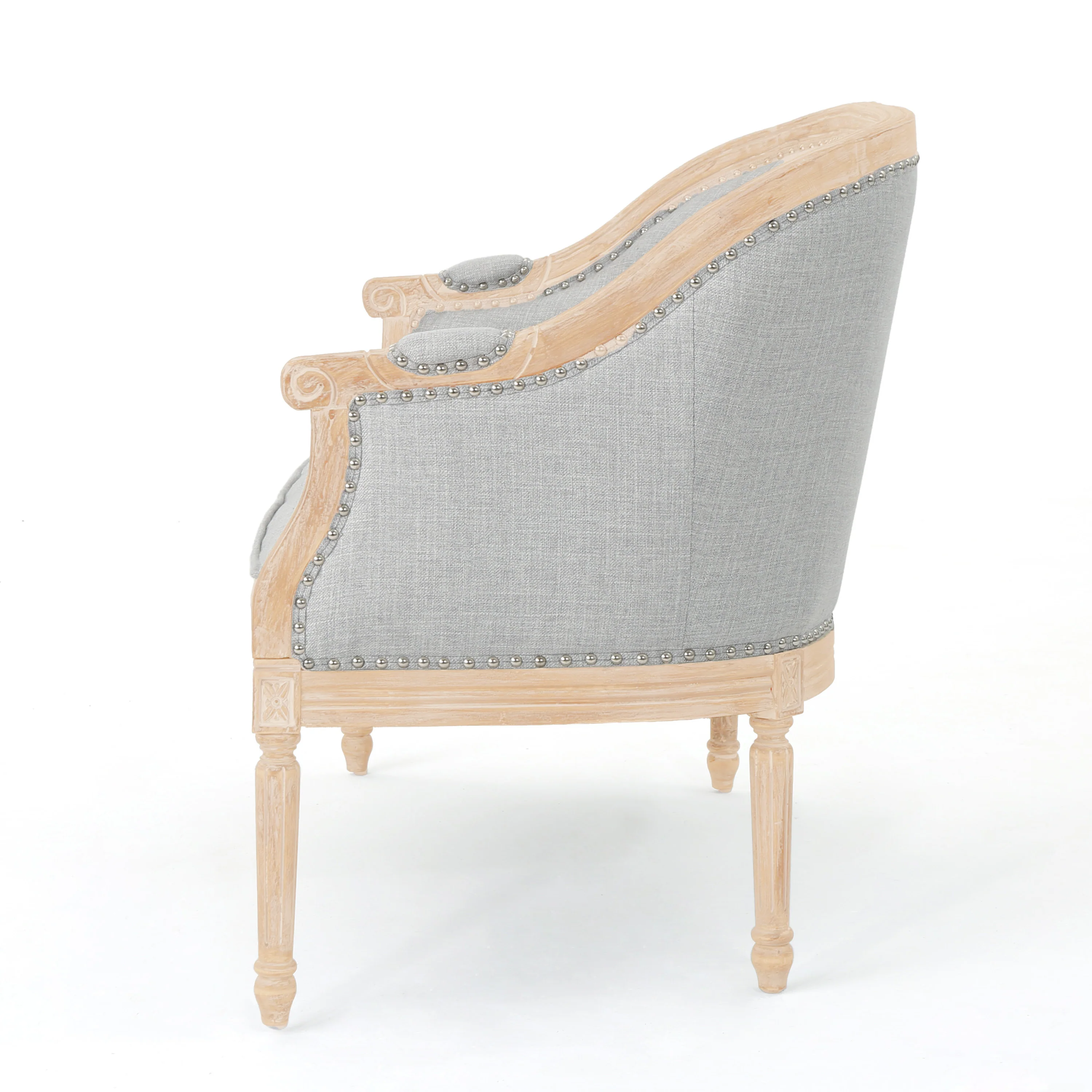 Megan Traditional Tufted Upholstered Loveseat - furnishings