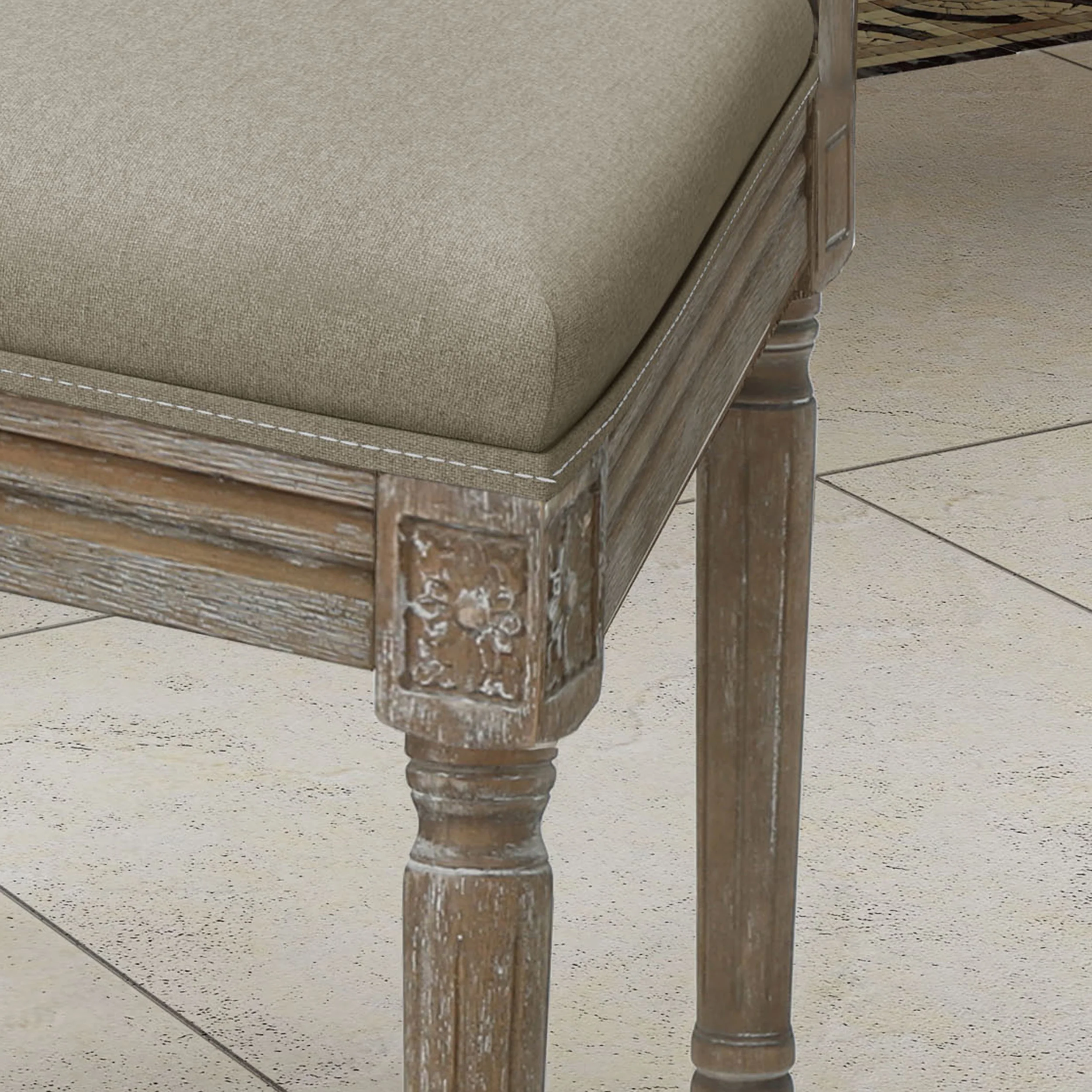 Margaret Traditional Fabric Dining Chairs (Set of 2) - furnishings
