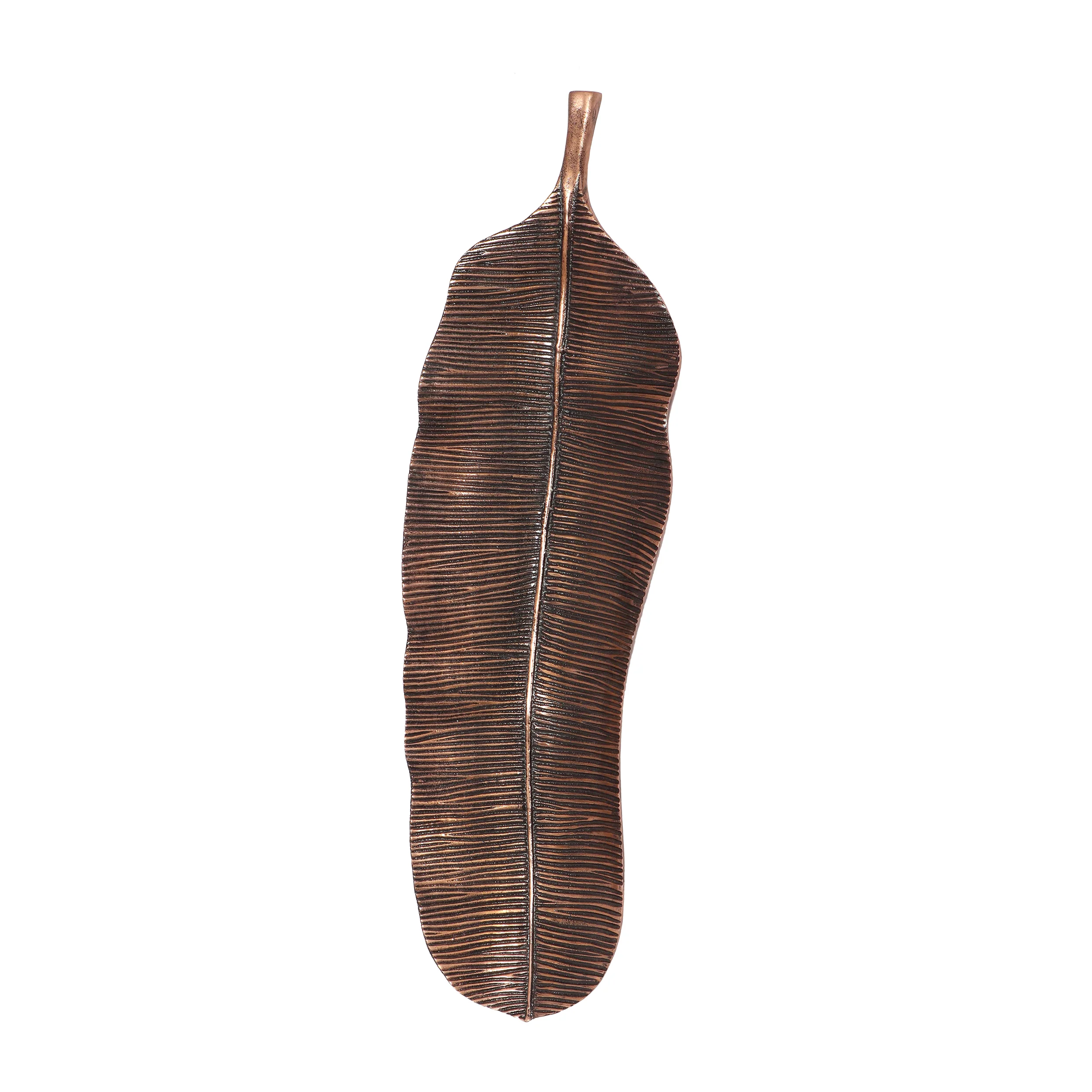 Cordele Handcrafted Aluminum Medium Leaf Wall Decor - furnishings
