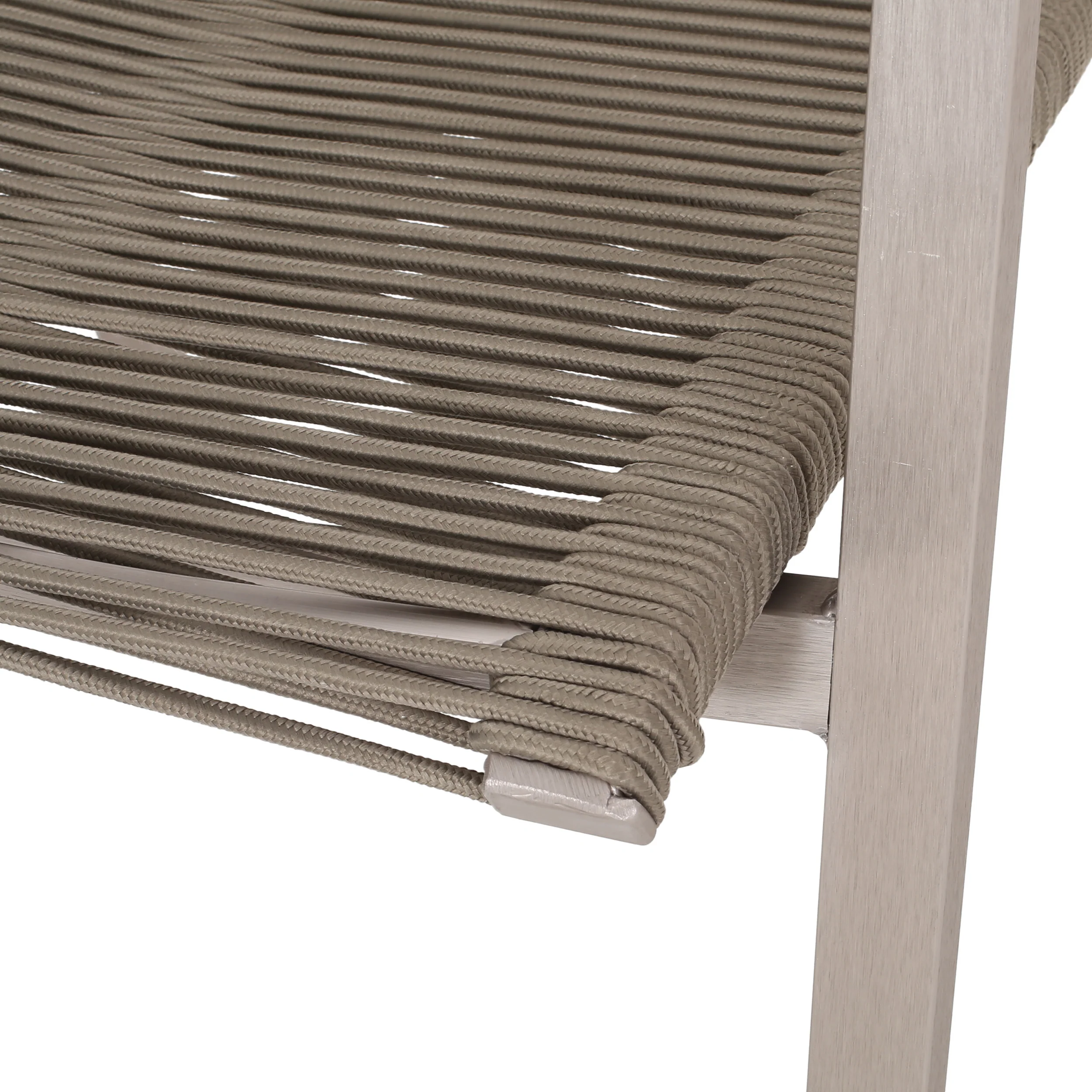 Amir Outdoor Modern 6 Seater Aluminum Dining Set with Tempered Glass Top - furnishings