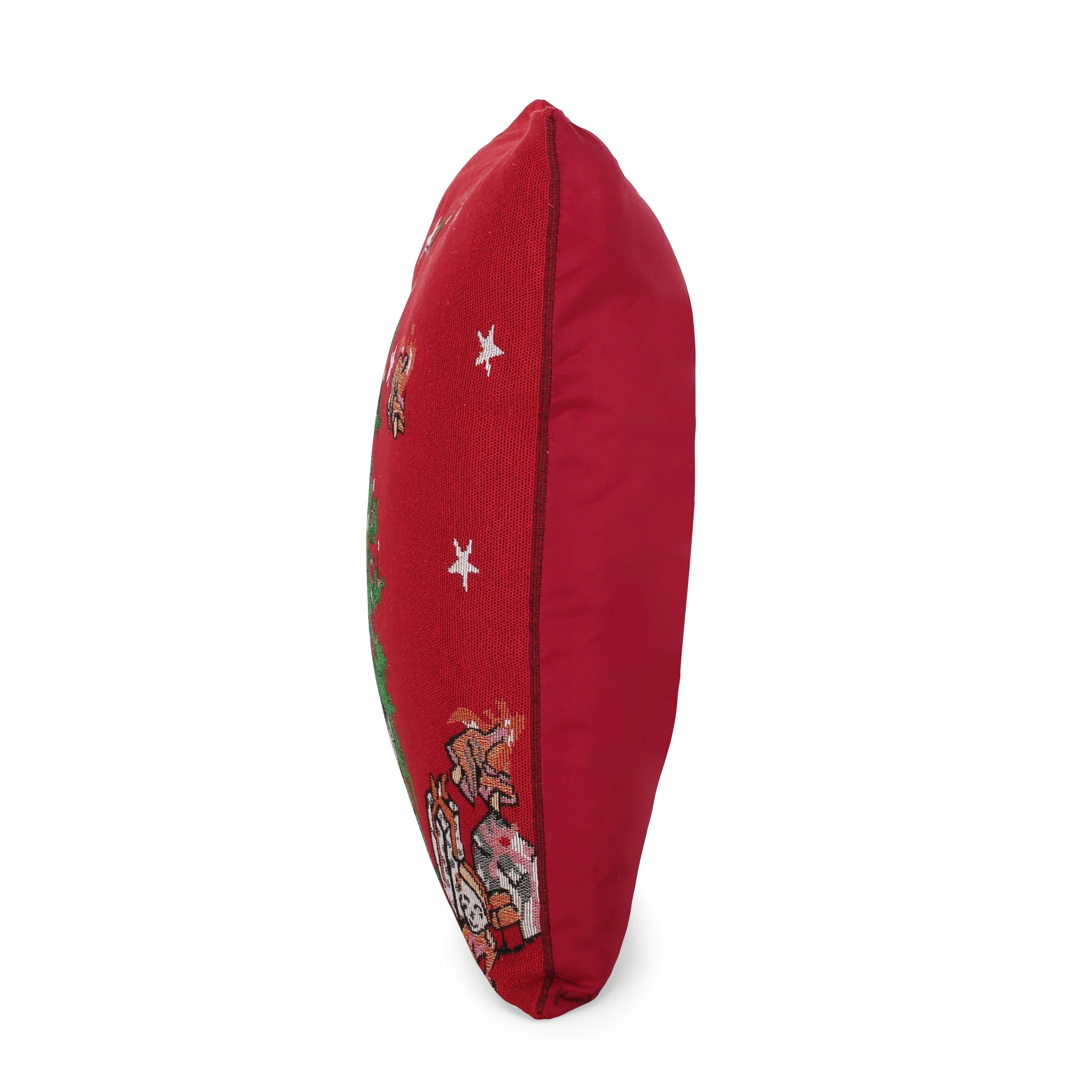 Benoit Modern Fabric Christmas Throw Pillow Cover - furnishings