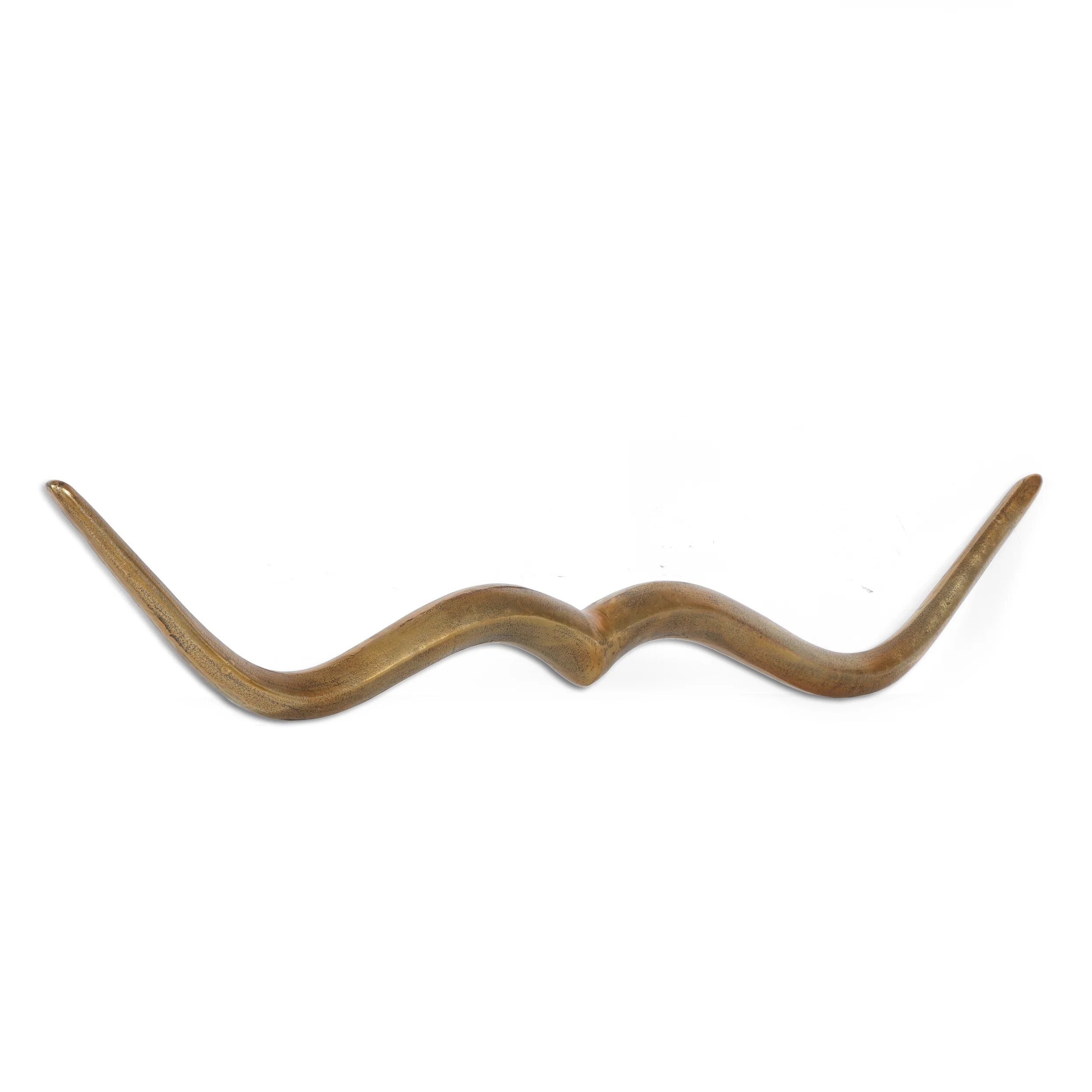 Blackshear Handcrafted Aluminum Mustache Wall Decor - furnishings