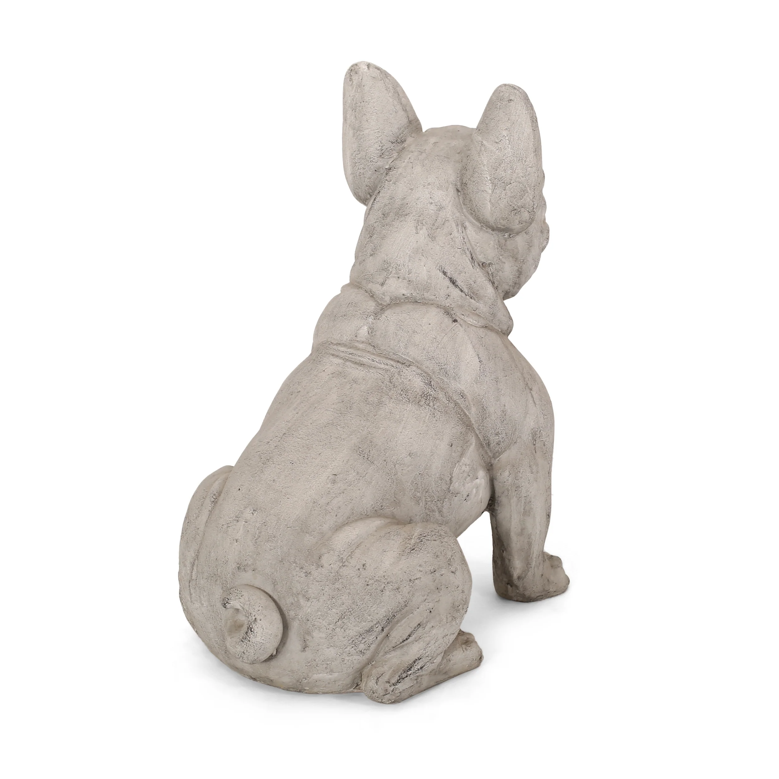 Rilo Outdoor French Bulldog Garden Statue - furnishings