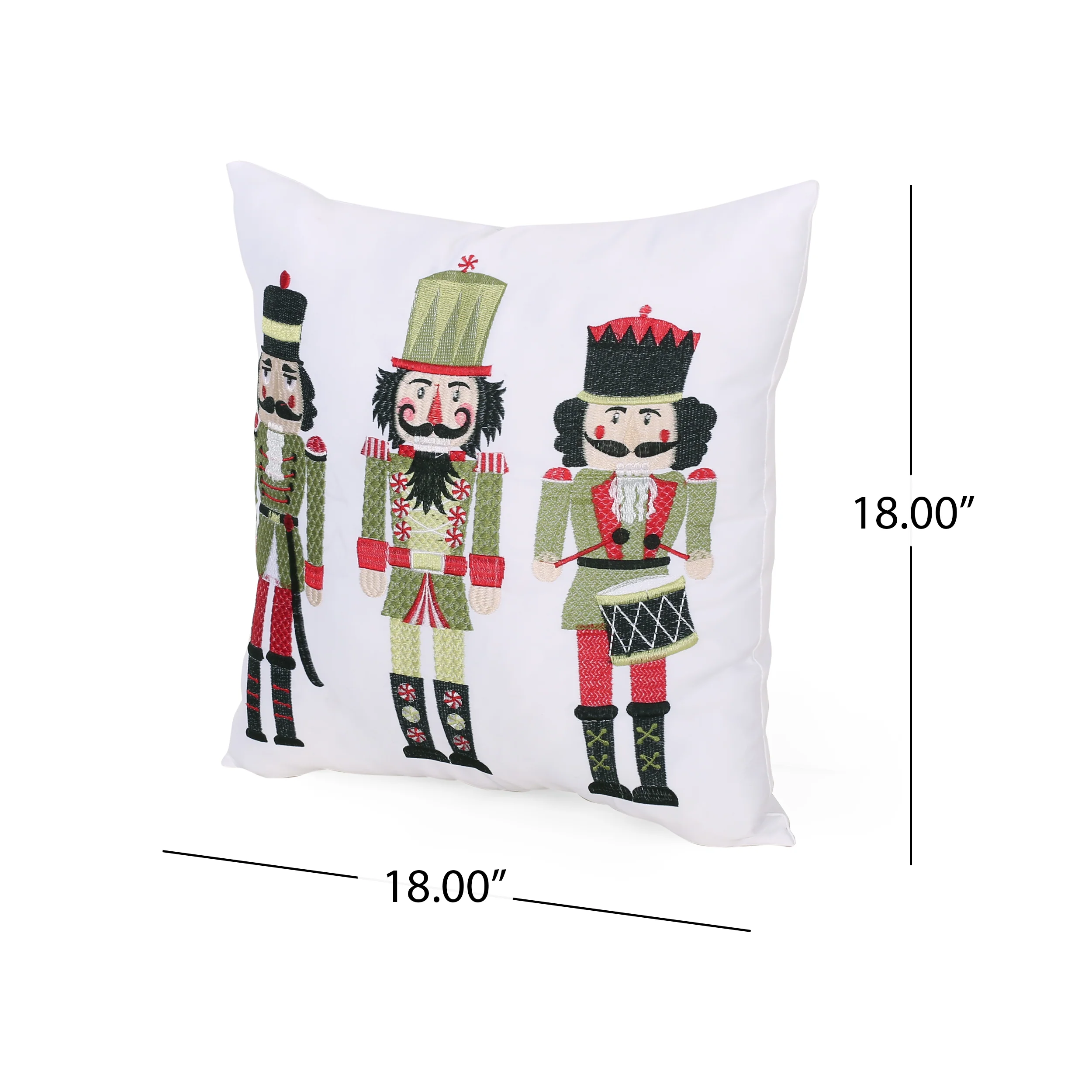 Coahoma Modern Fabric Christmas Throw Pillow Cover - furnishings