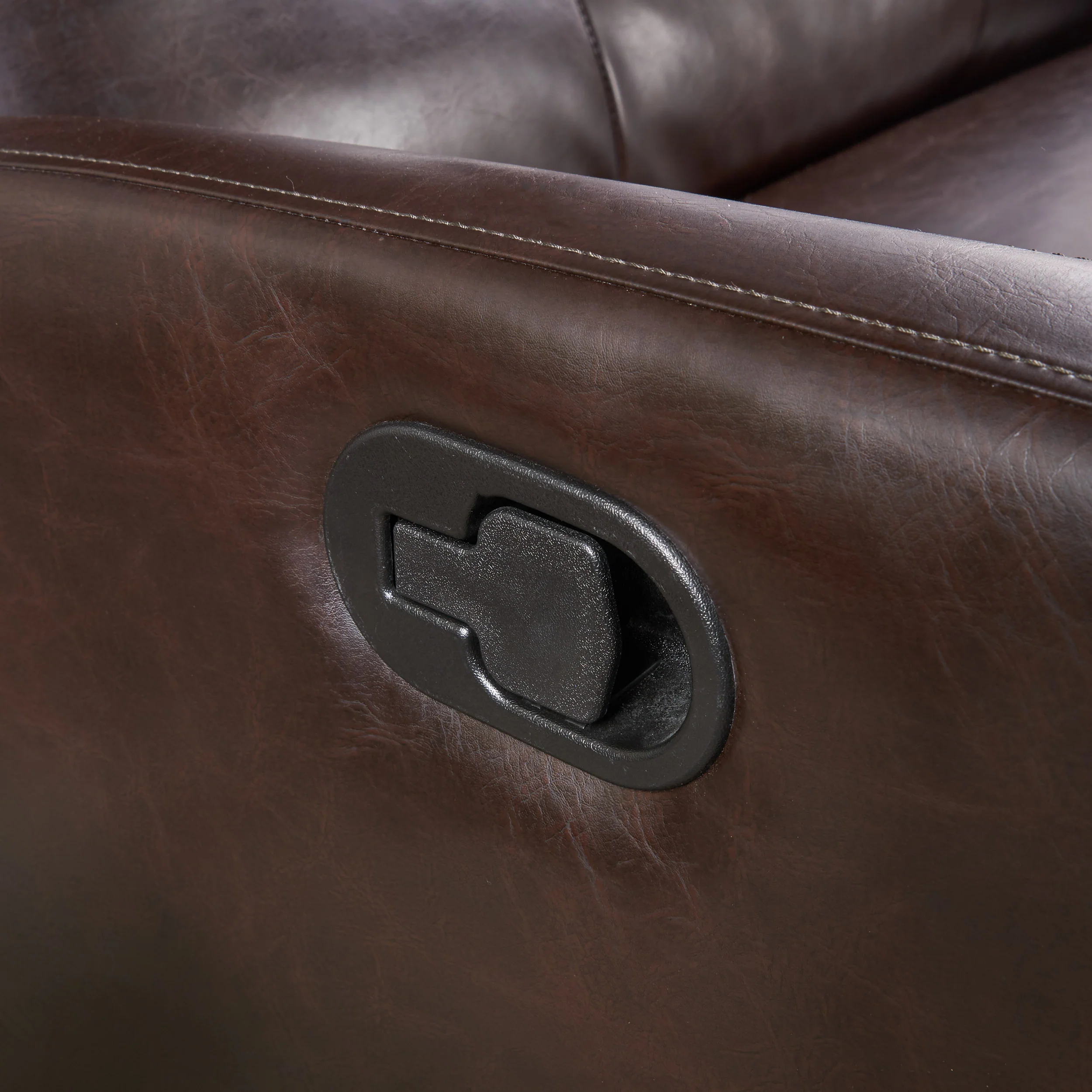 Hana Plush Cushion Tufted Back Microfiber Loveseat Recliner - furnishings