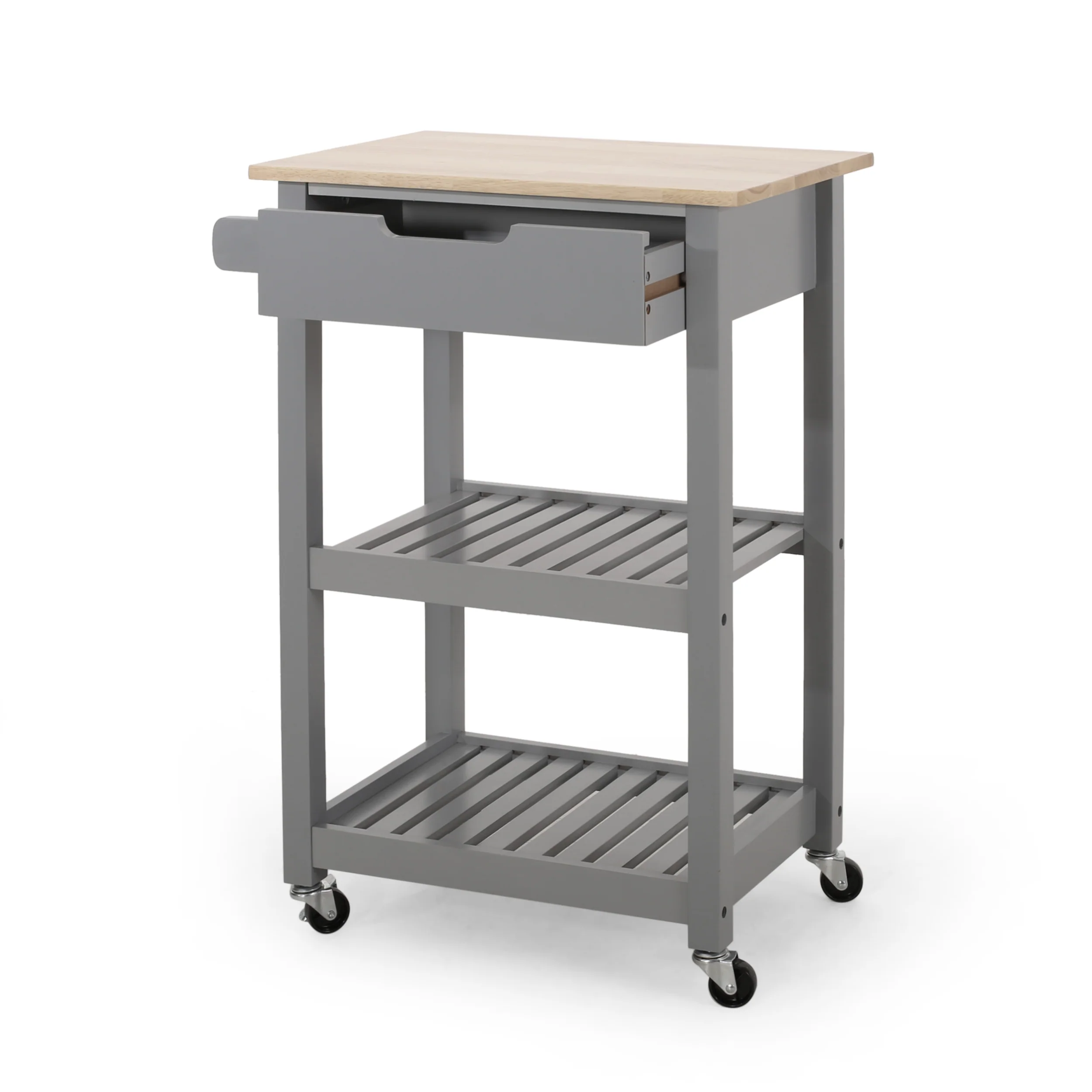 Tattnall Kitchen Cart with Wheels - furnbro