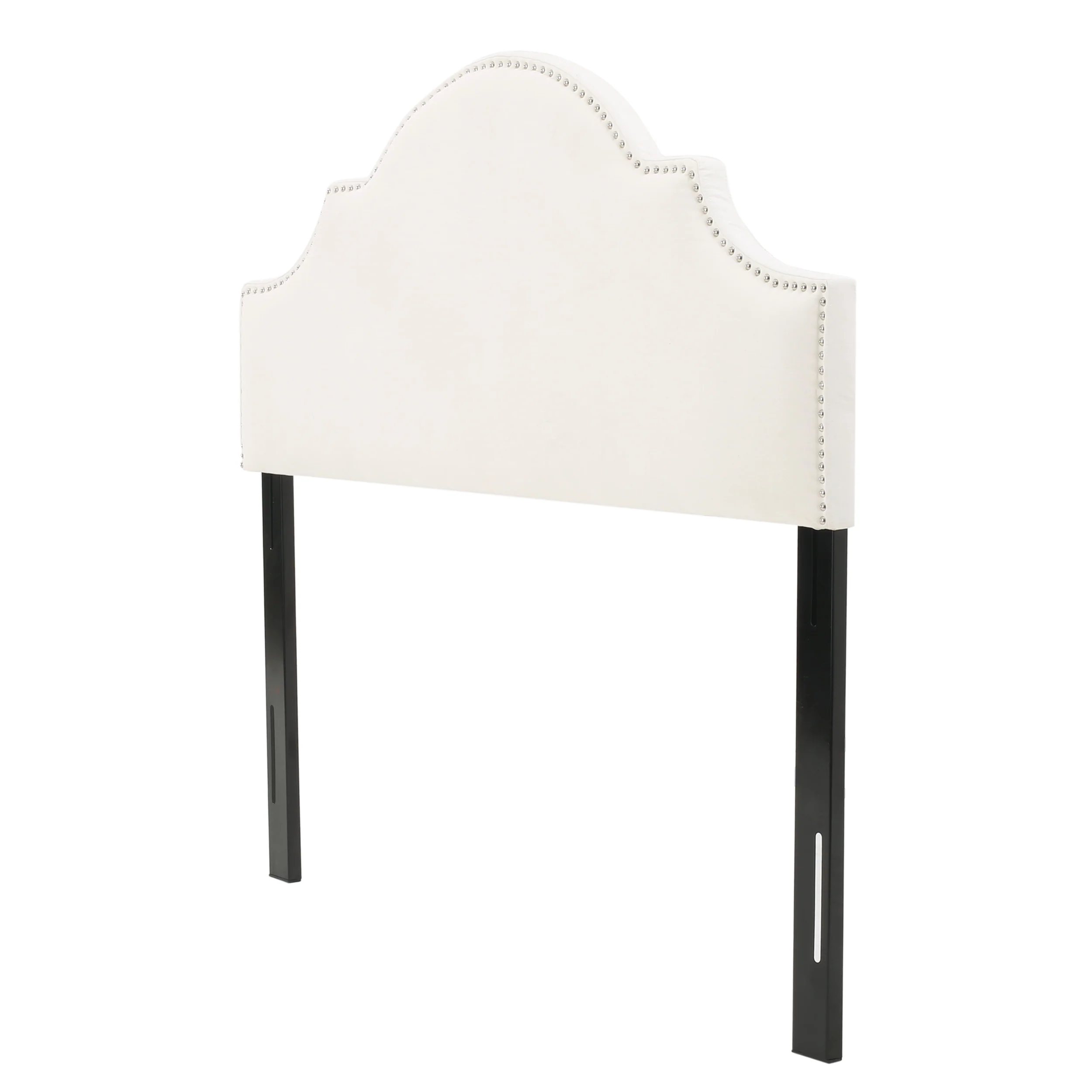 Gwenyth Studded Border Fabric Queen/Full Headboard - furnishings