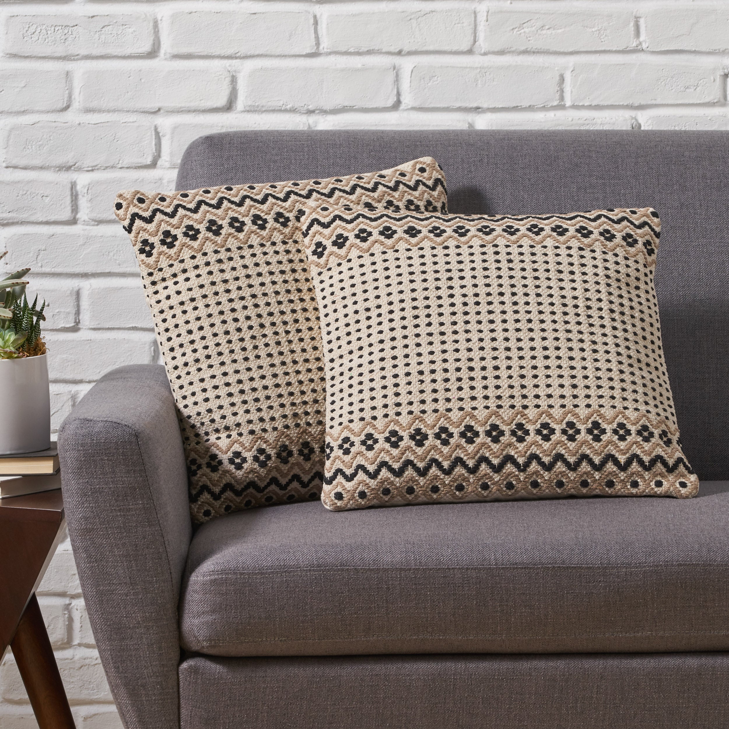 Melisa Boho Cotton Pillow Cover (Set of 2) - furnishings