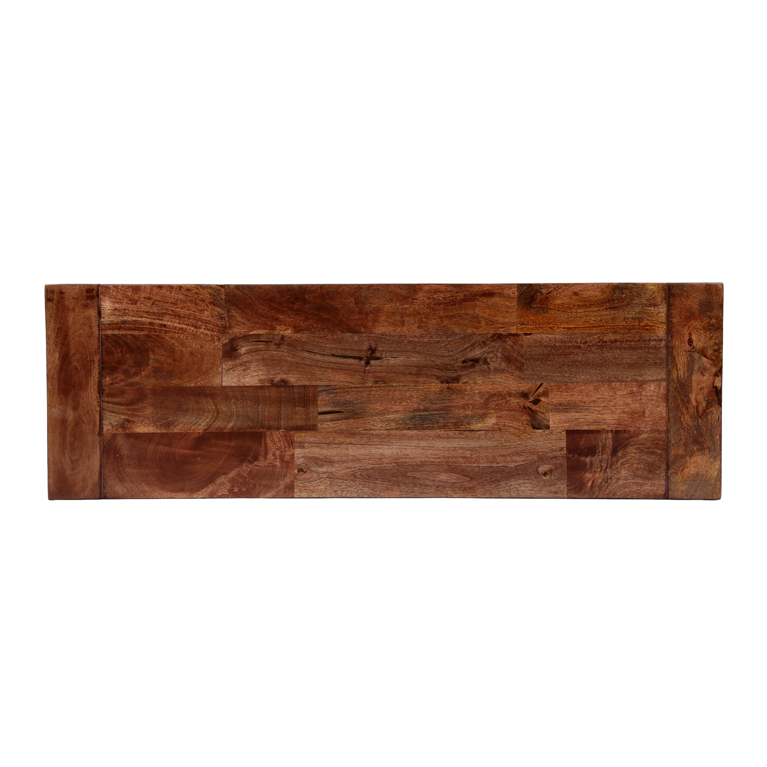Floretta Handcrafted Rustic 2 Toned Mango Wood Coffee Table - furnishings