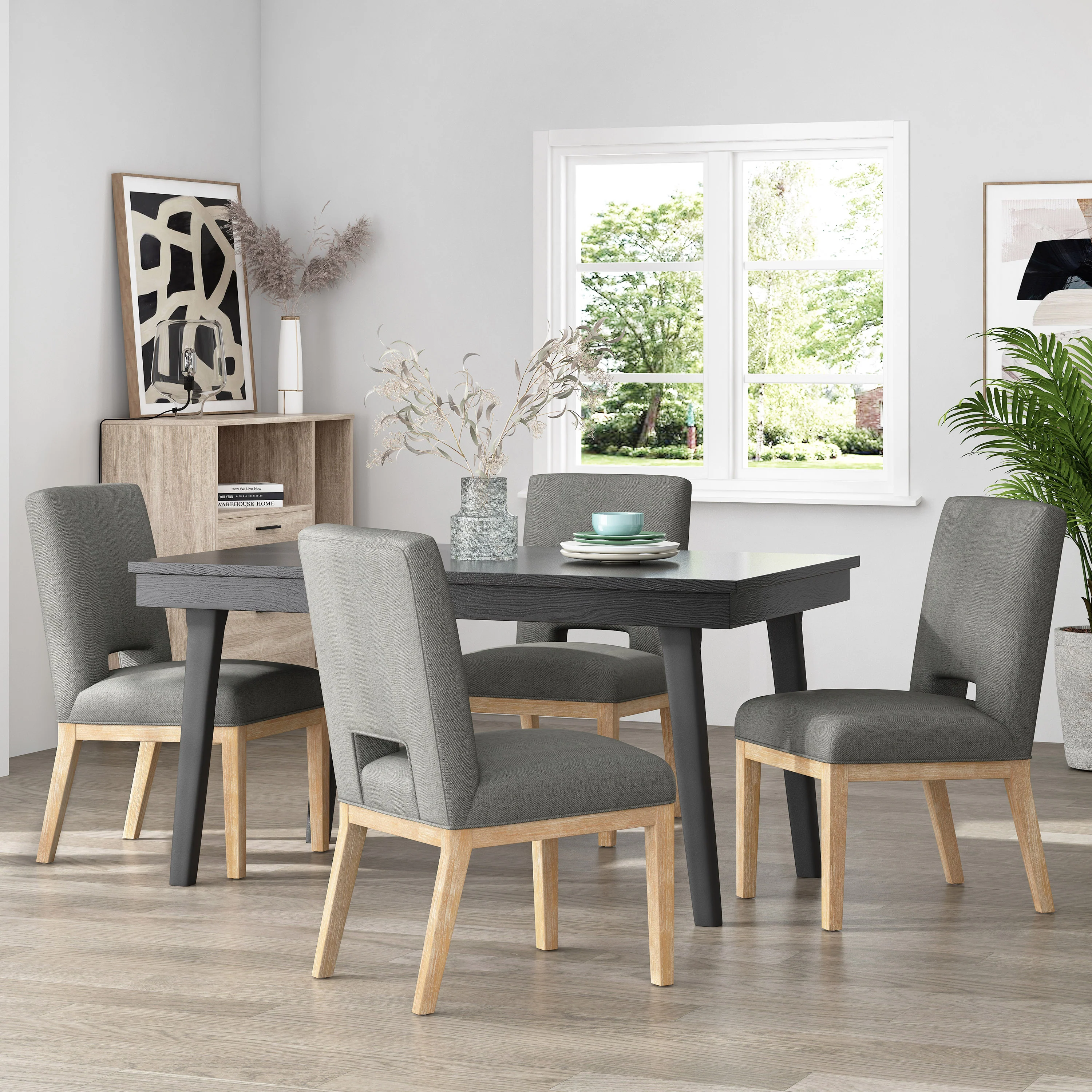 Parkey Upholstered Dining Chairs, Set of 4 - furnishings